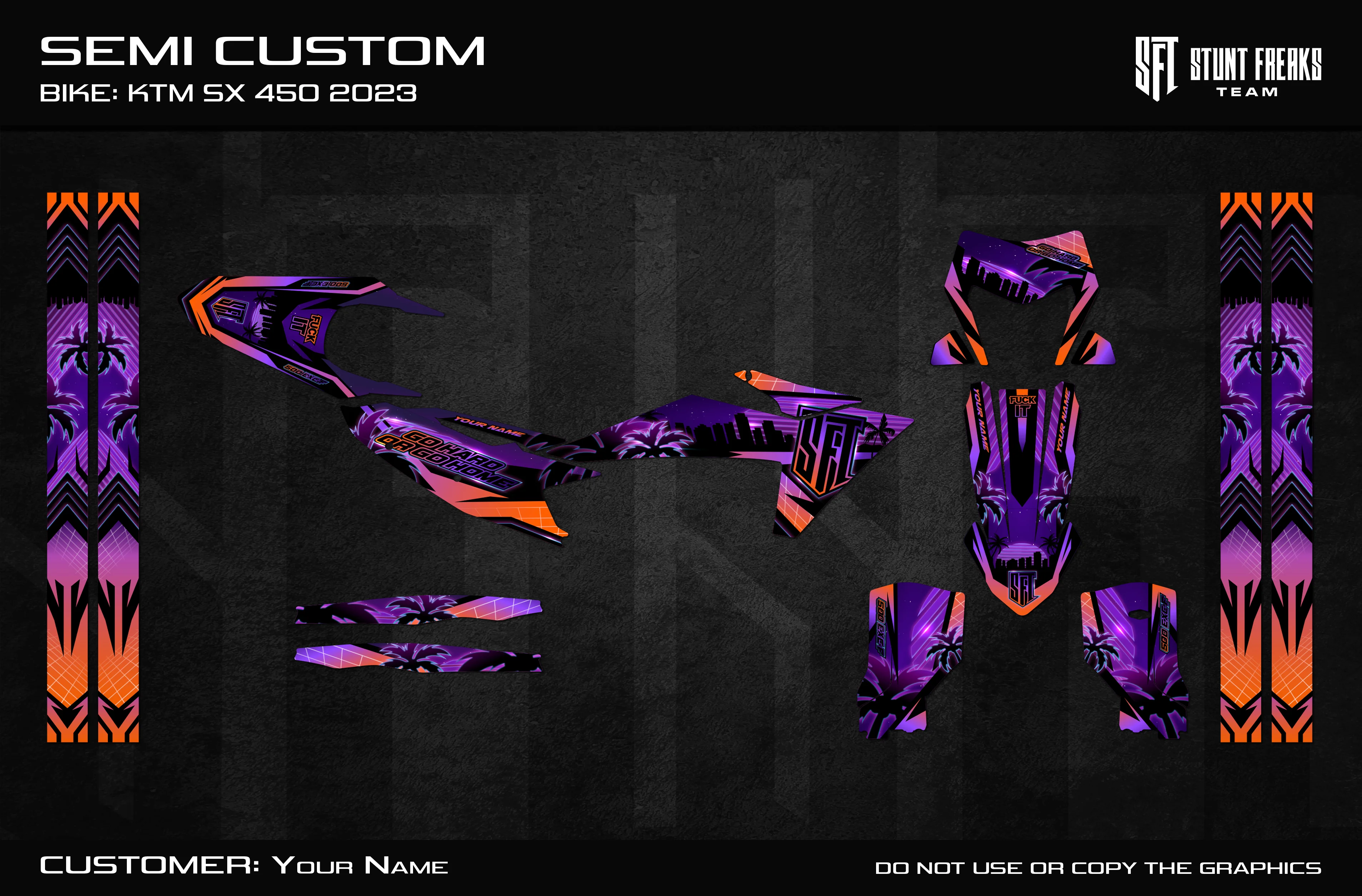 Miami Semi Custom Graphics Kit - Image 3