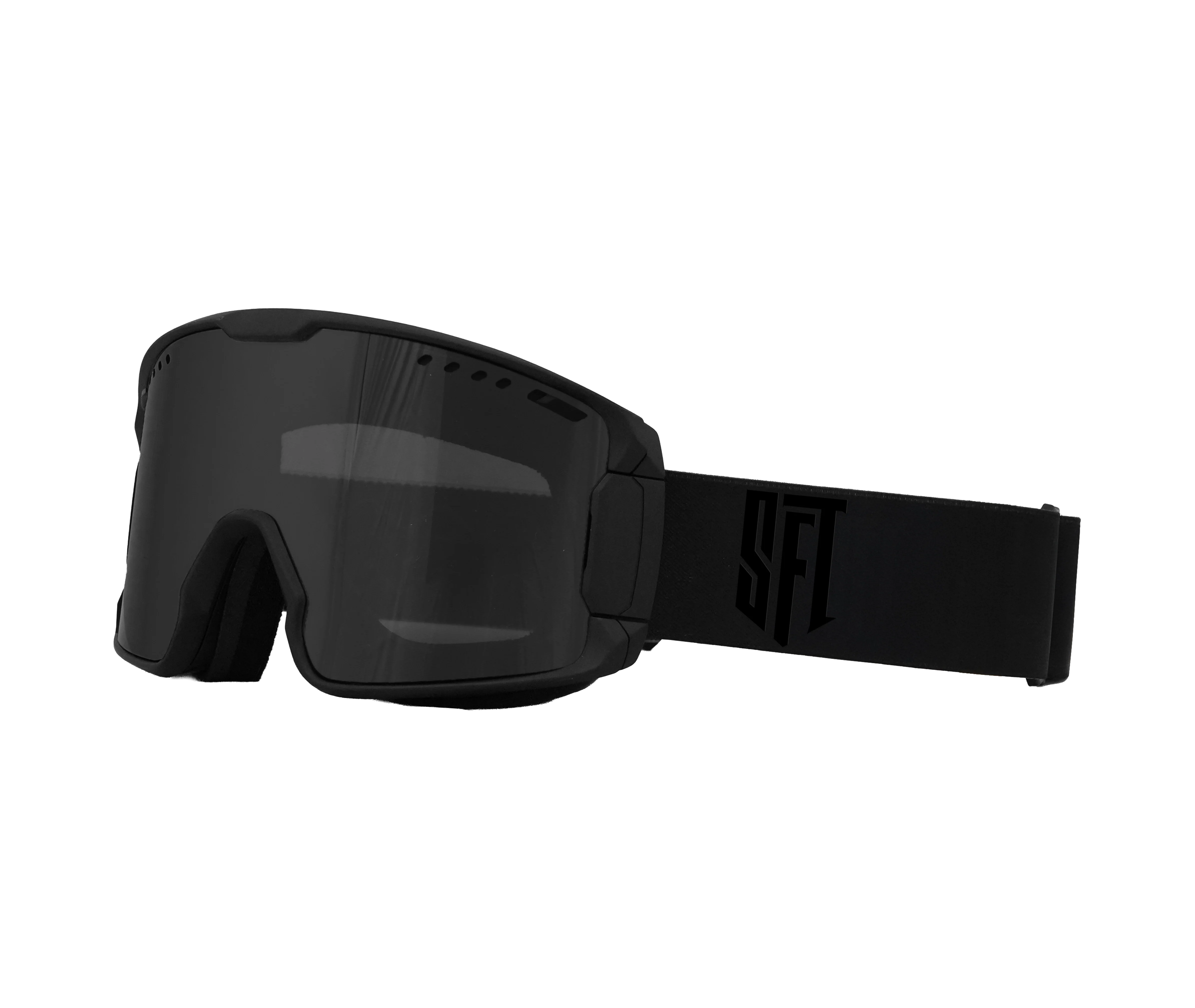 Clip Full Black Goggles
