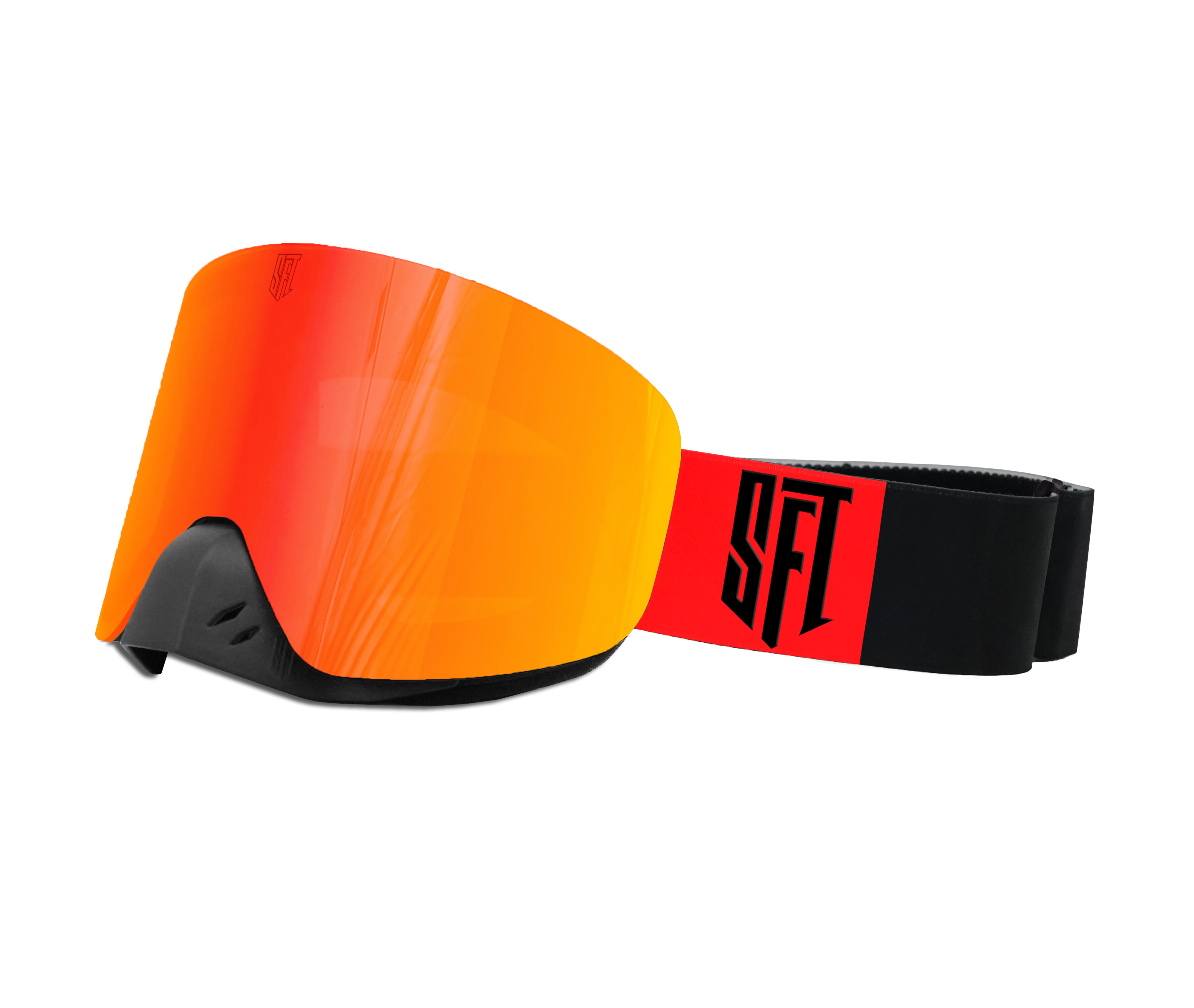 Fast Black Red Magnetic Goggles