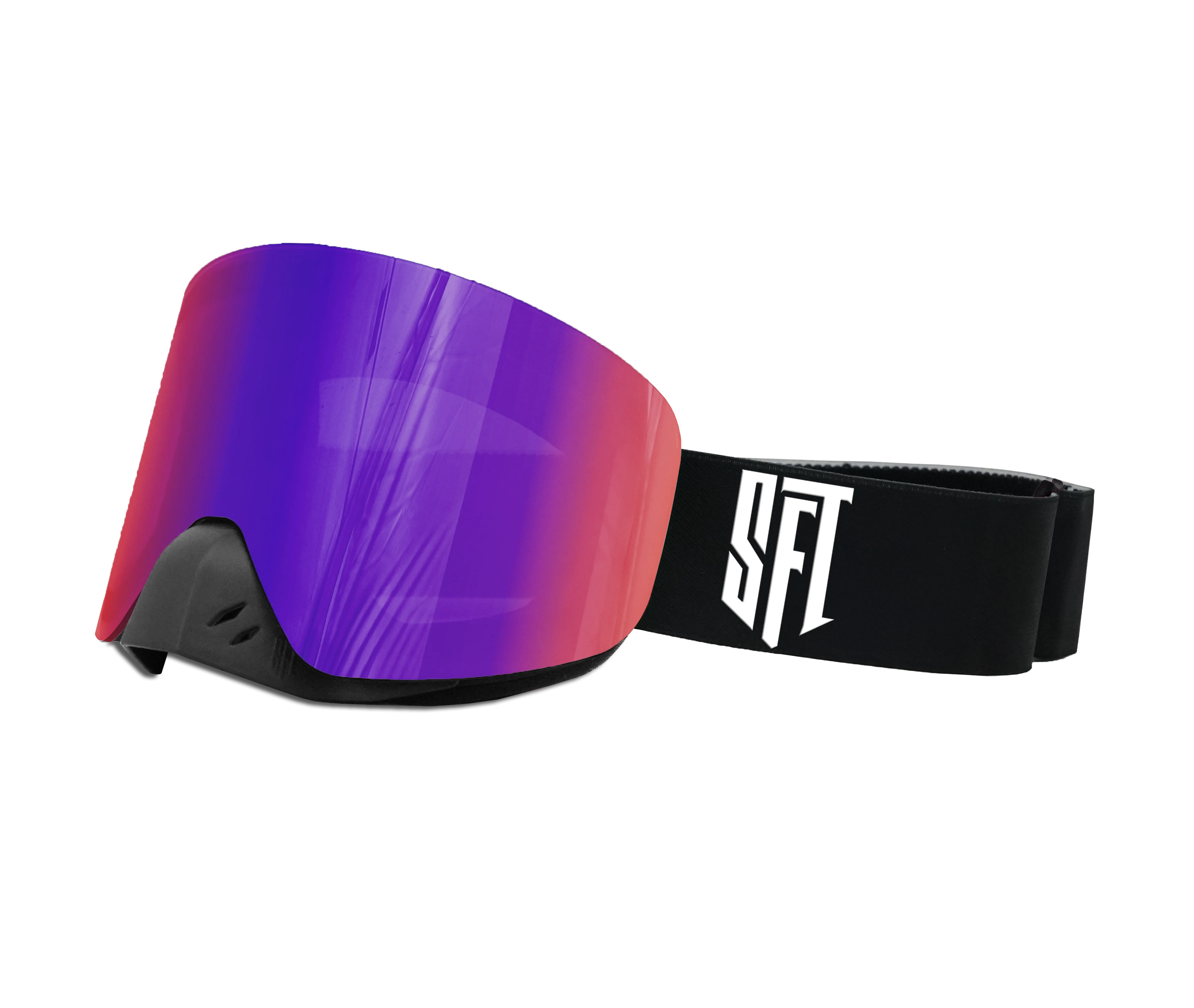 Fast Black White SFT Magnetic Goggles - Image 12