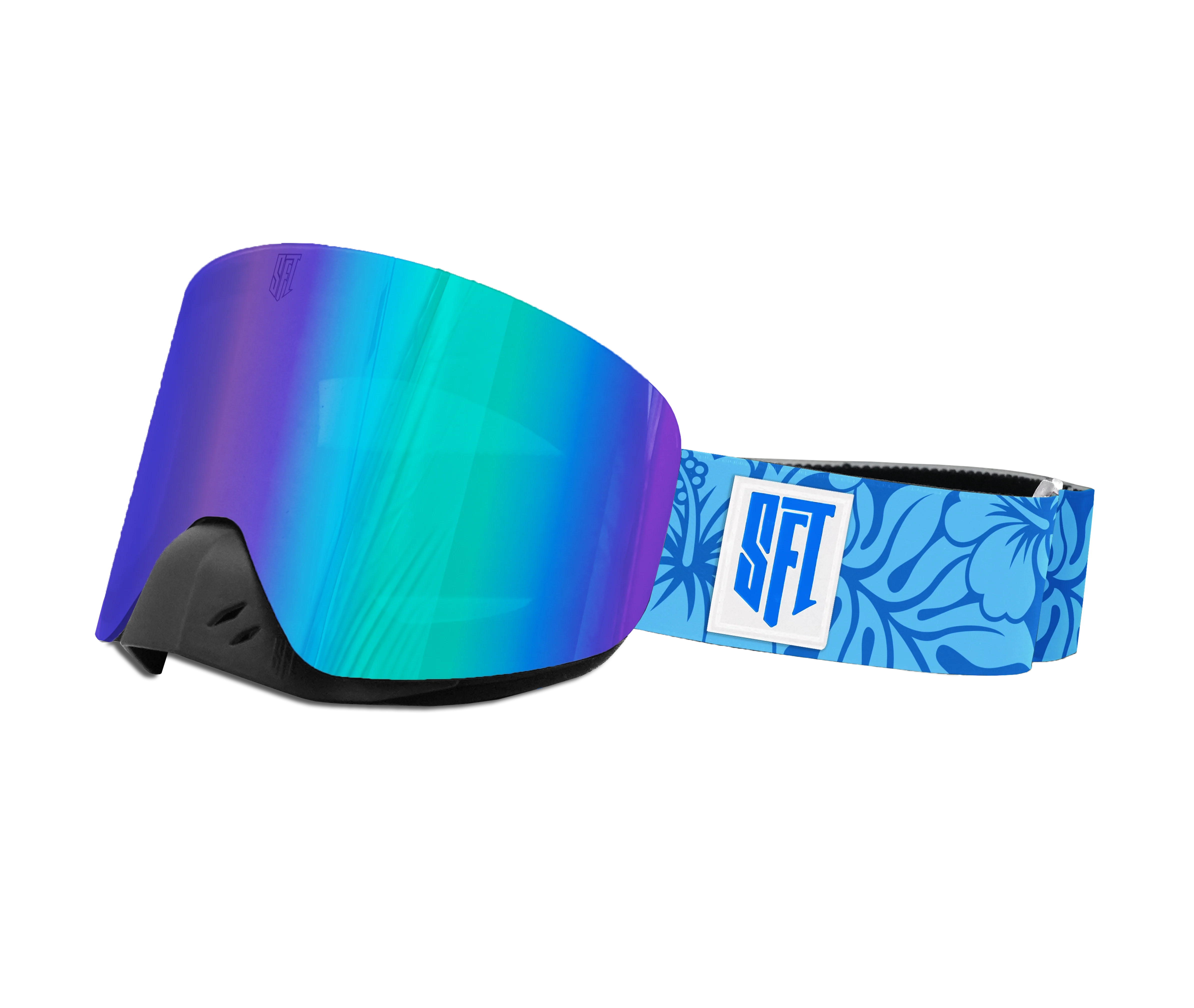 Fast Flower Blue Magnetic Goggles - Image 16