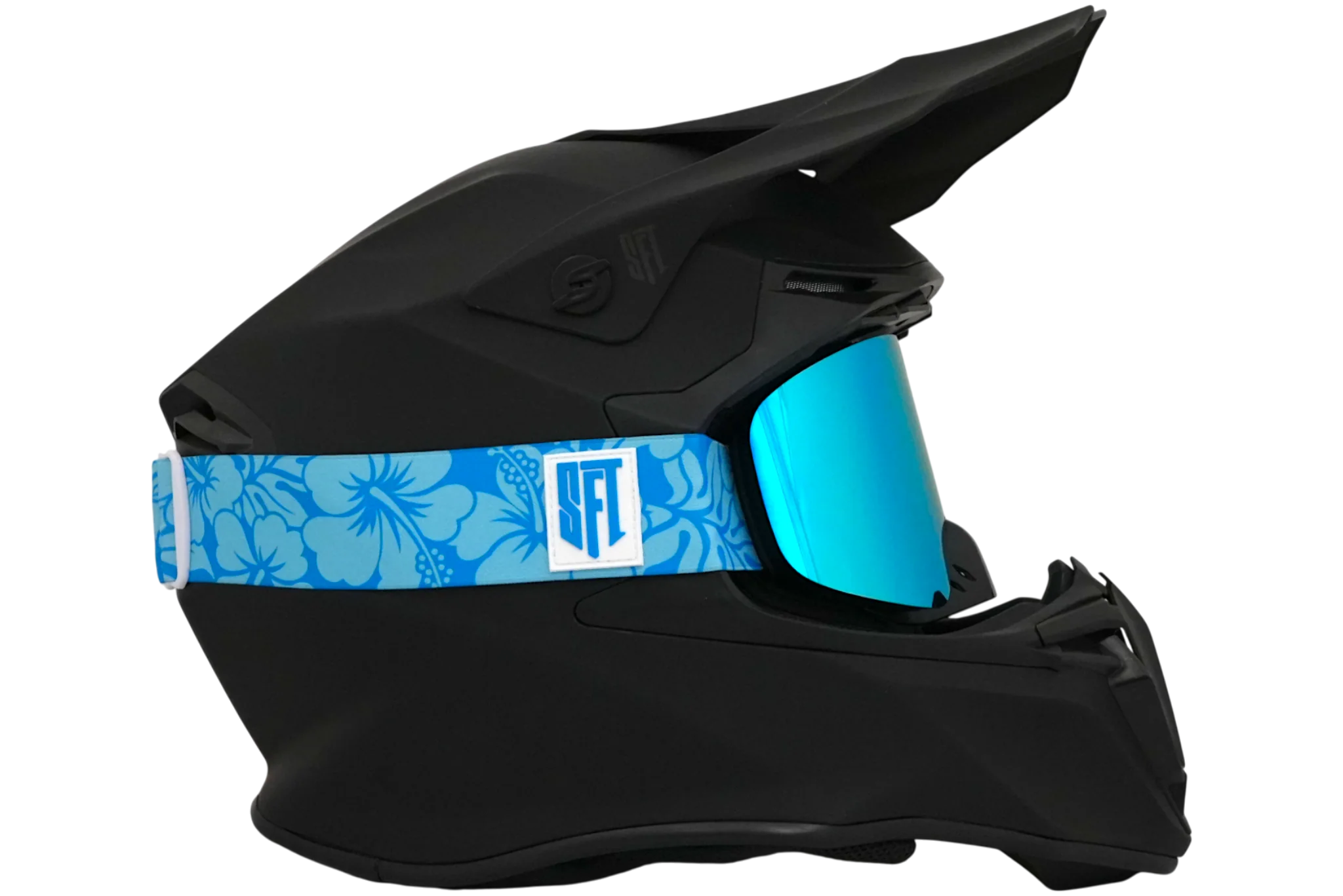 Fast Flower Blue Magnetic Goggles - Image 2