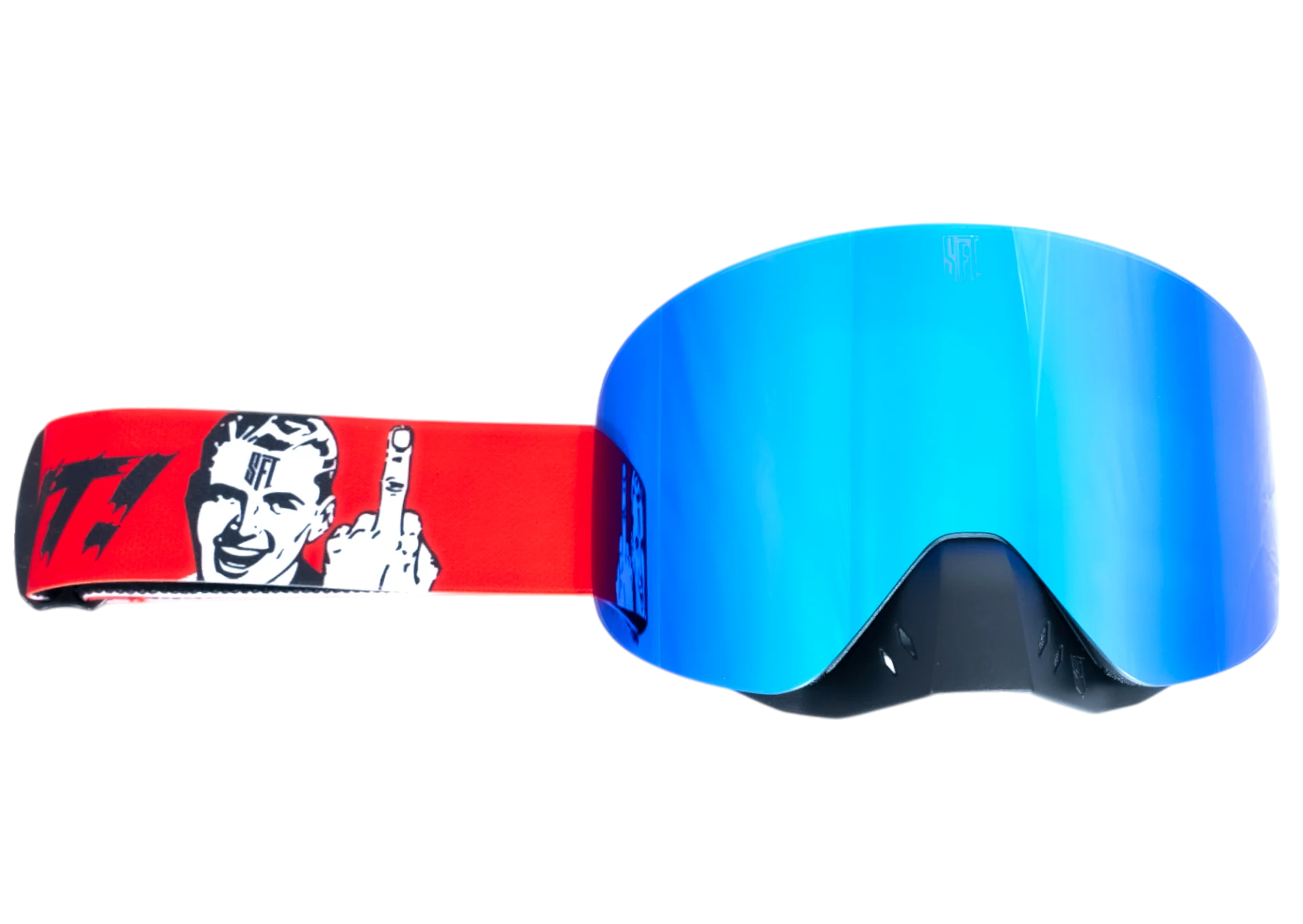 Fast Fuck It Red Magnetic Goggles - Image 12