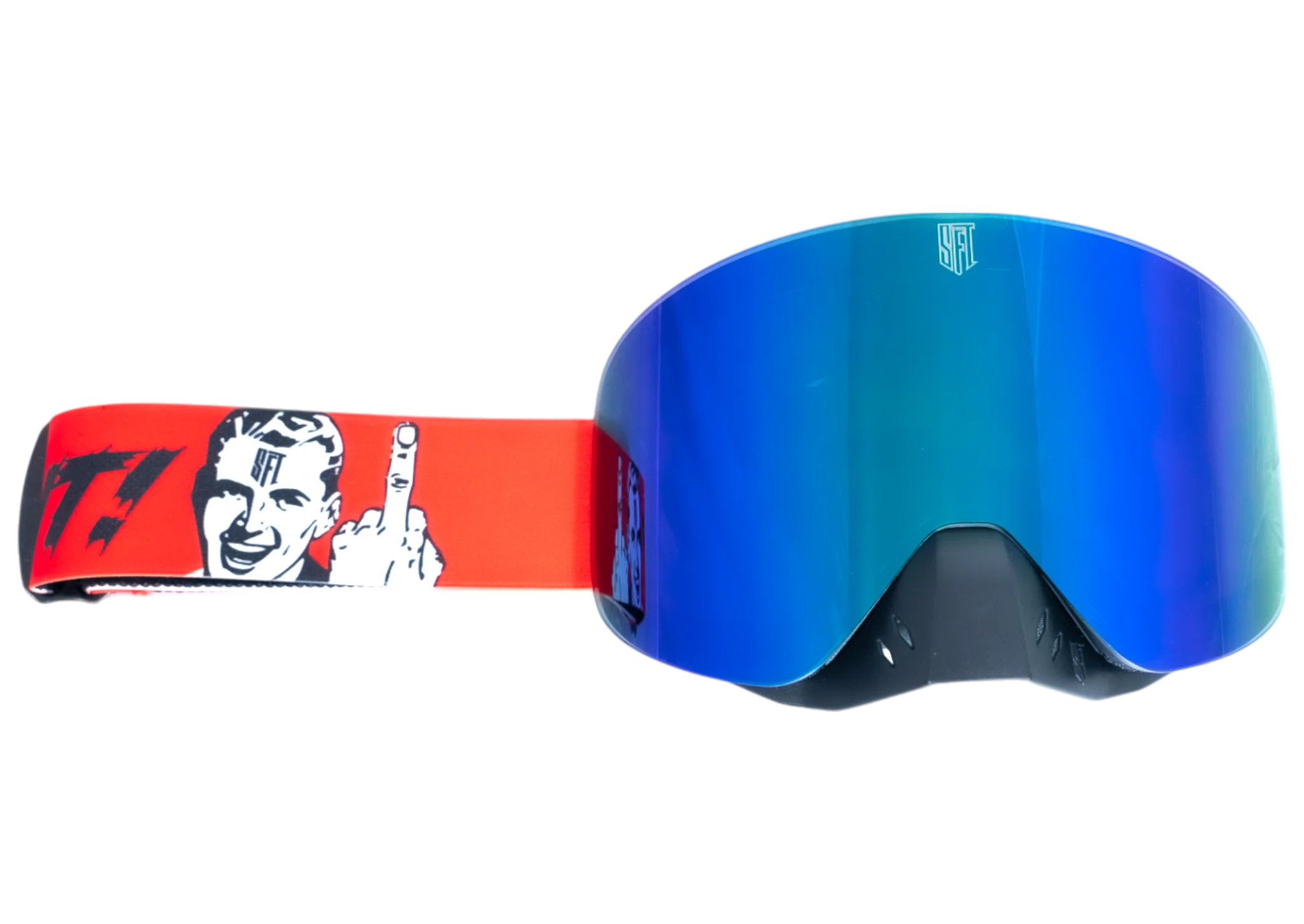 Fast Fuck It Red Magnetic Goggles - Image 9