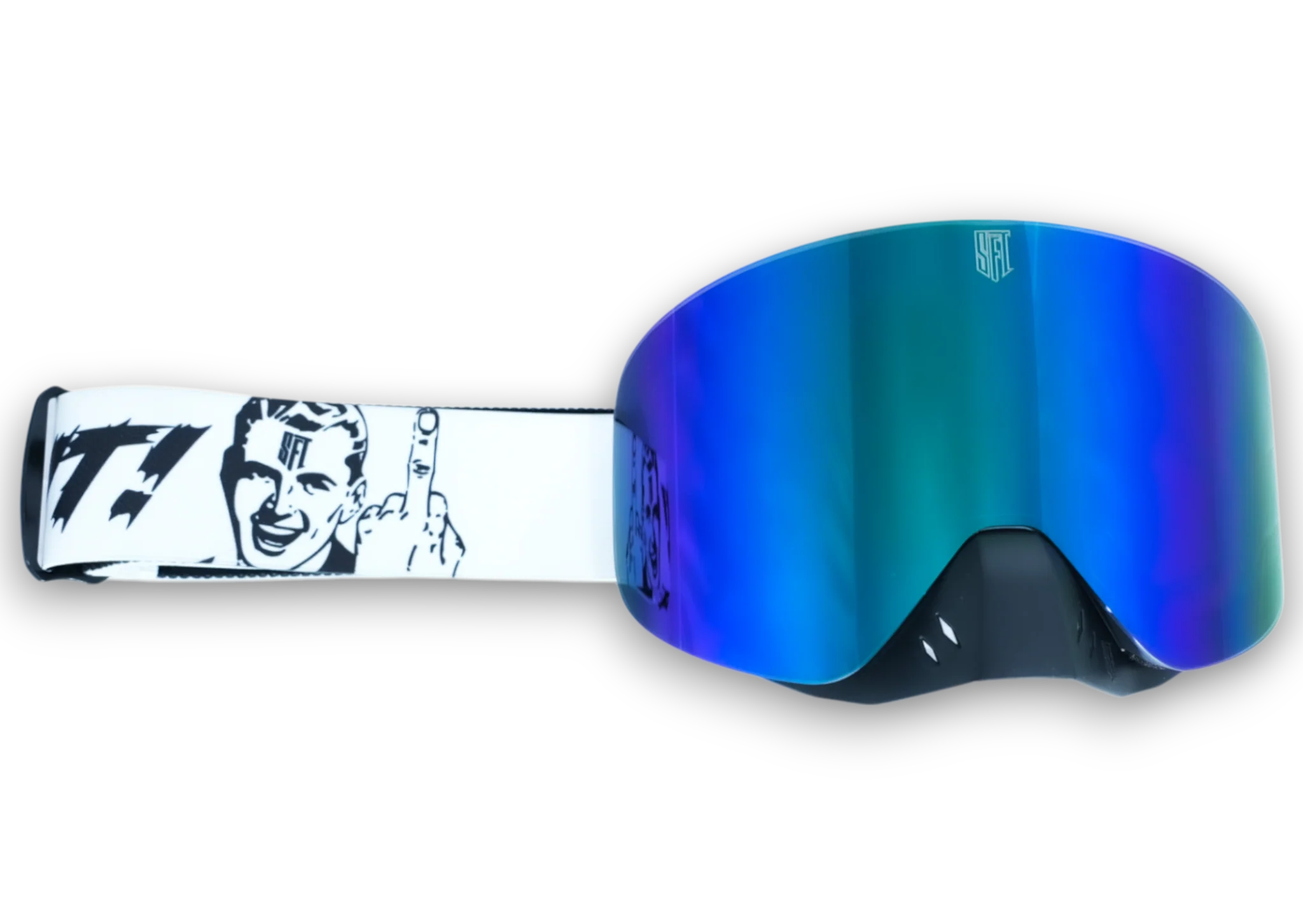 Fast Fuck It White Magnetic Goggles - Image 9