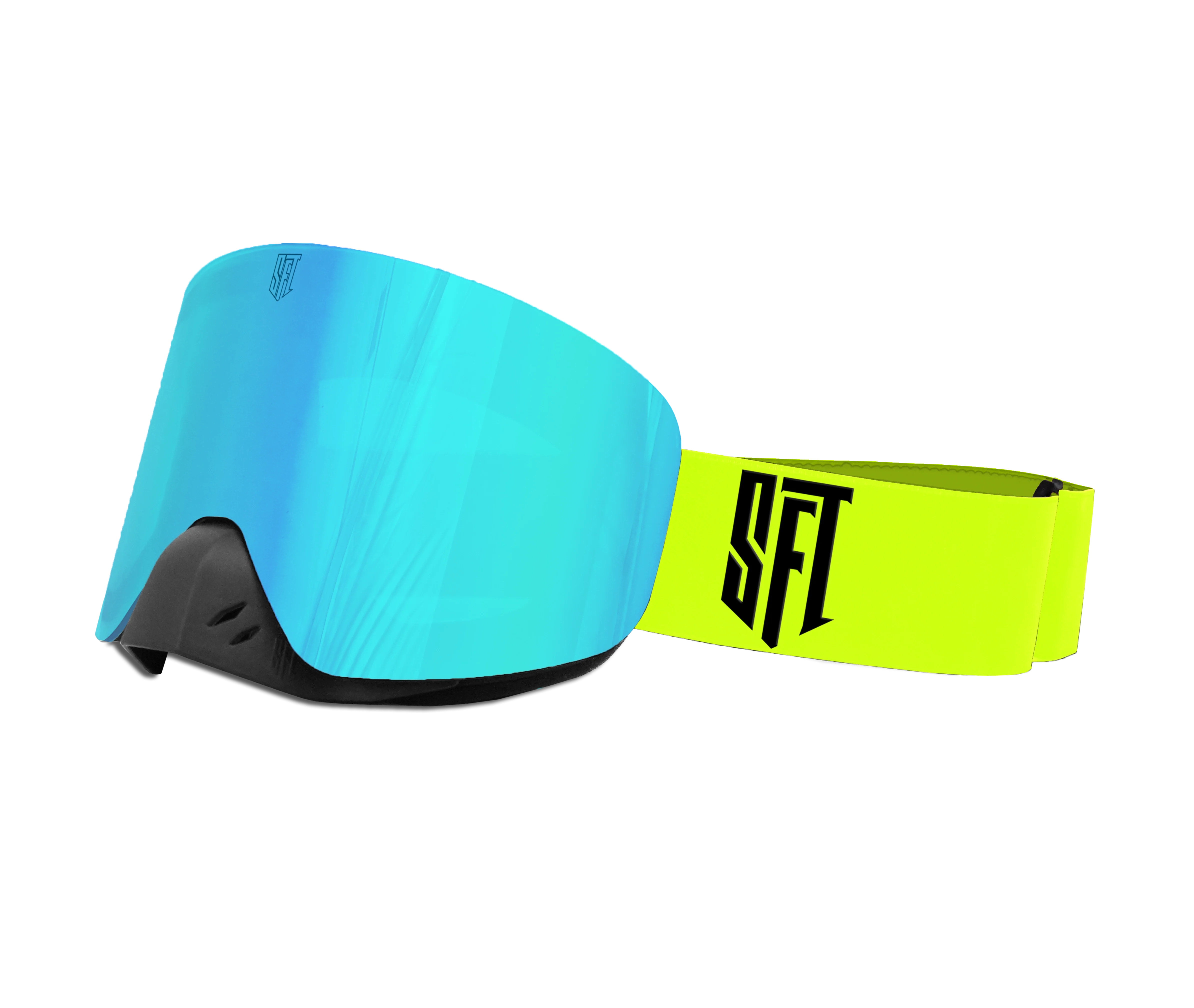Fast Neon Yellow Magnetic Goggles - Image 11