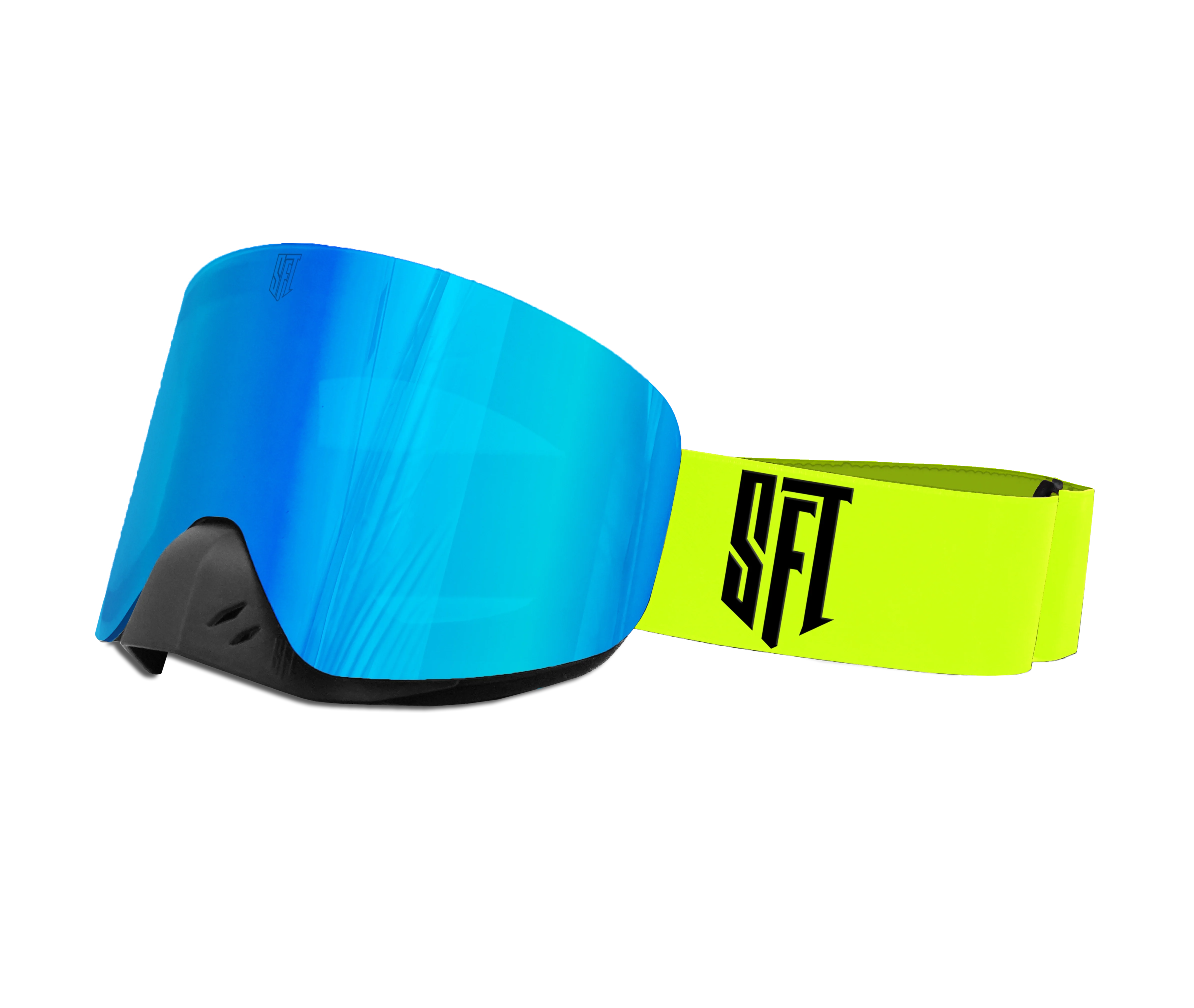 Fast Neon Yellow Magnetic Goggles - Image 12