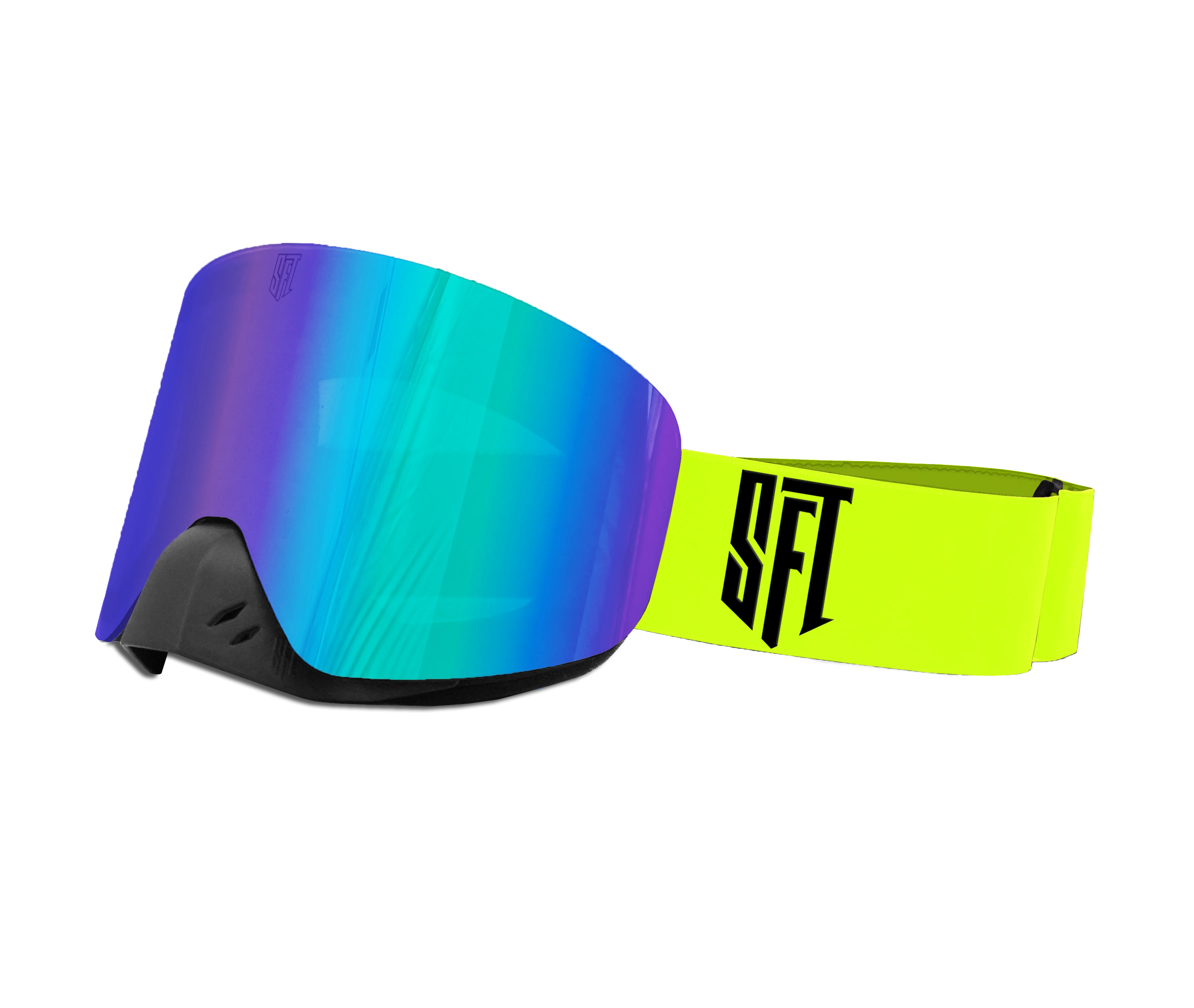 Fast Neon Yellow Magnetic Goggles - Image 14