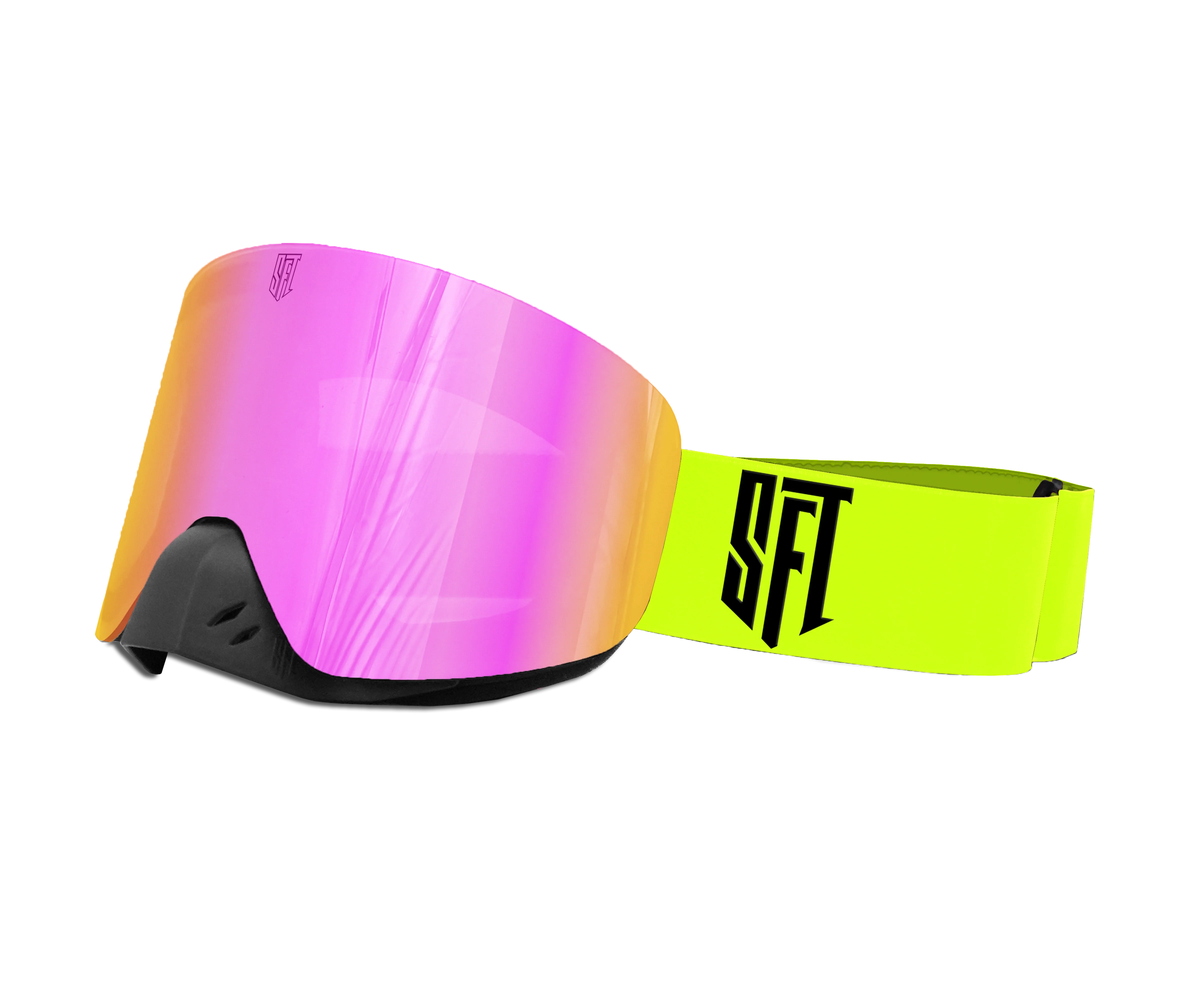 Fast Neon Yellow Magnetic Goggles - Image 15