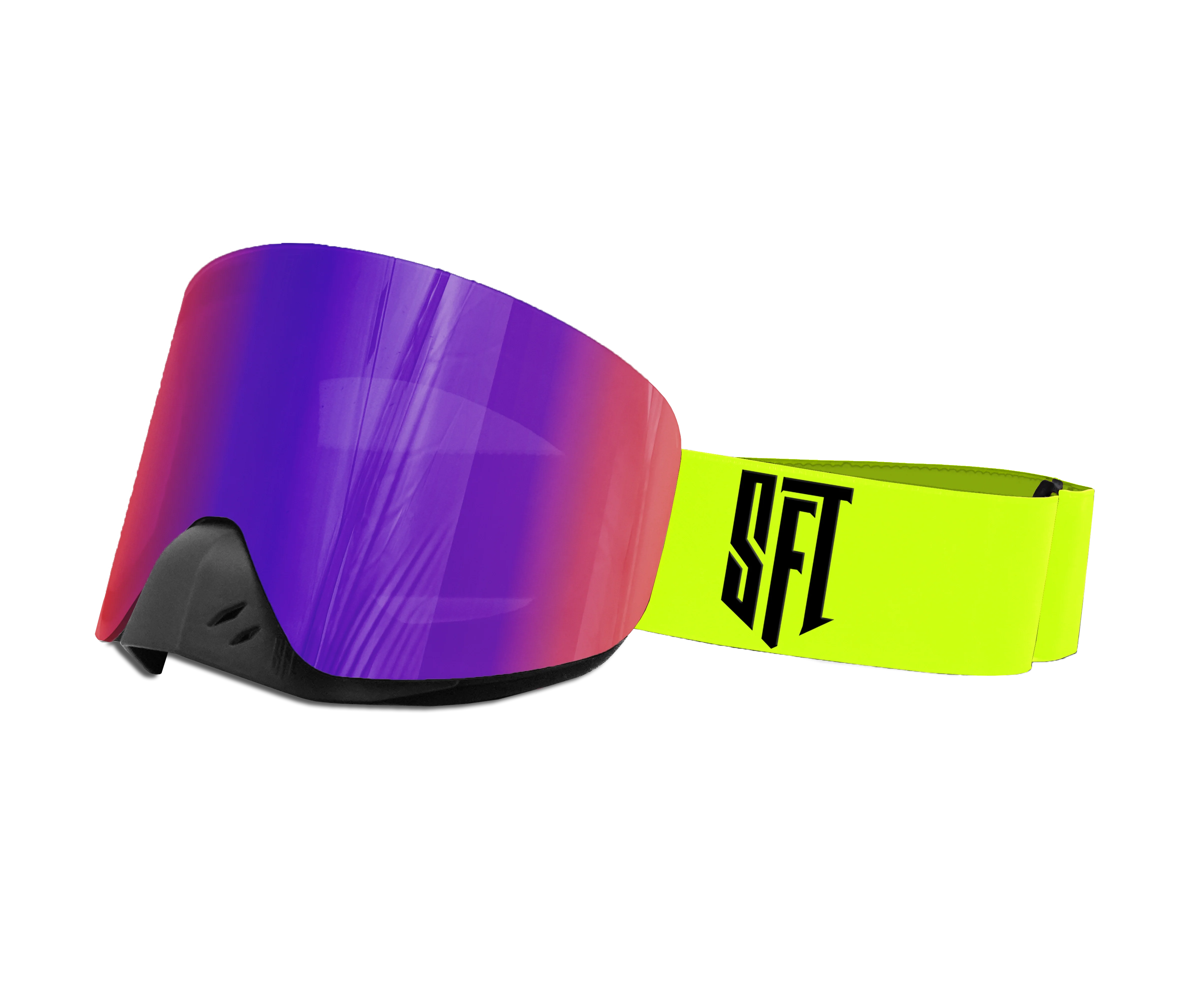 Fast Neon Yellow Magnetic Goggles - Image 16