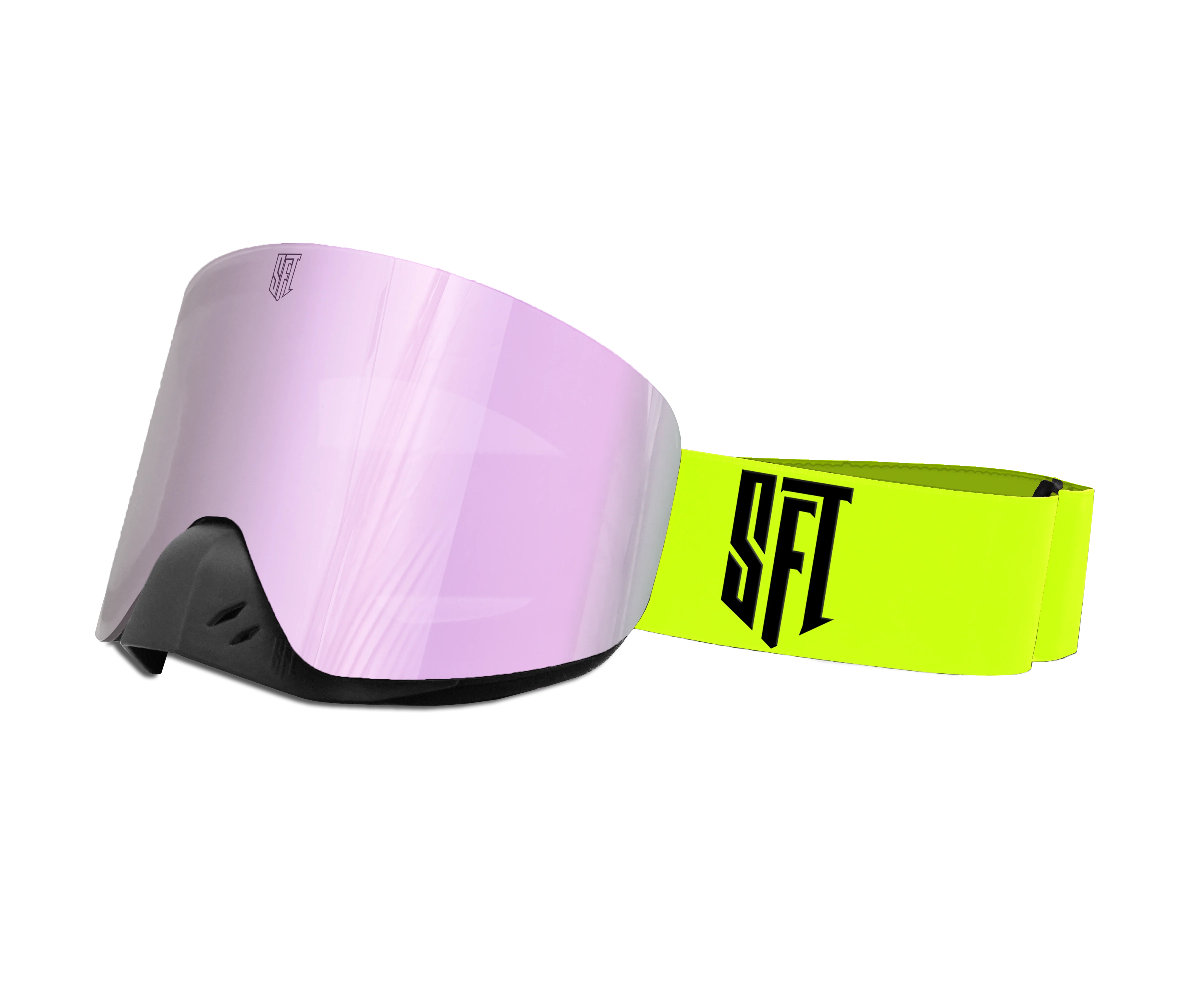 Fast Neon Yellow Magnetic Goggles - Image 9