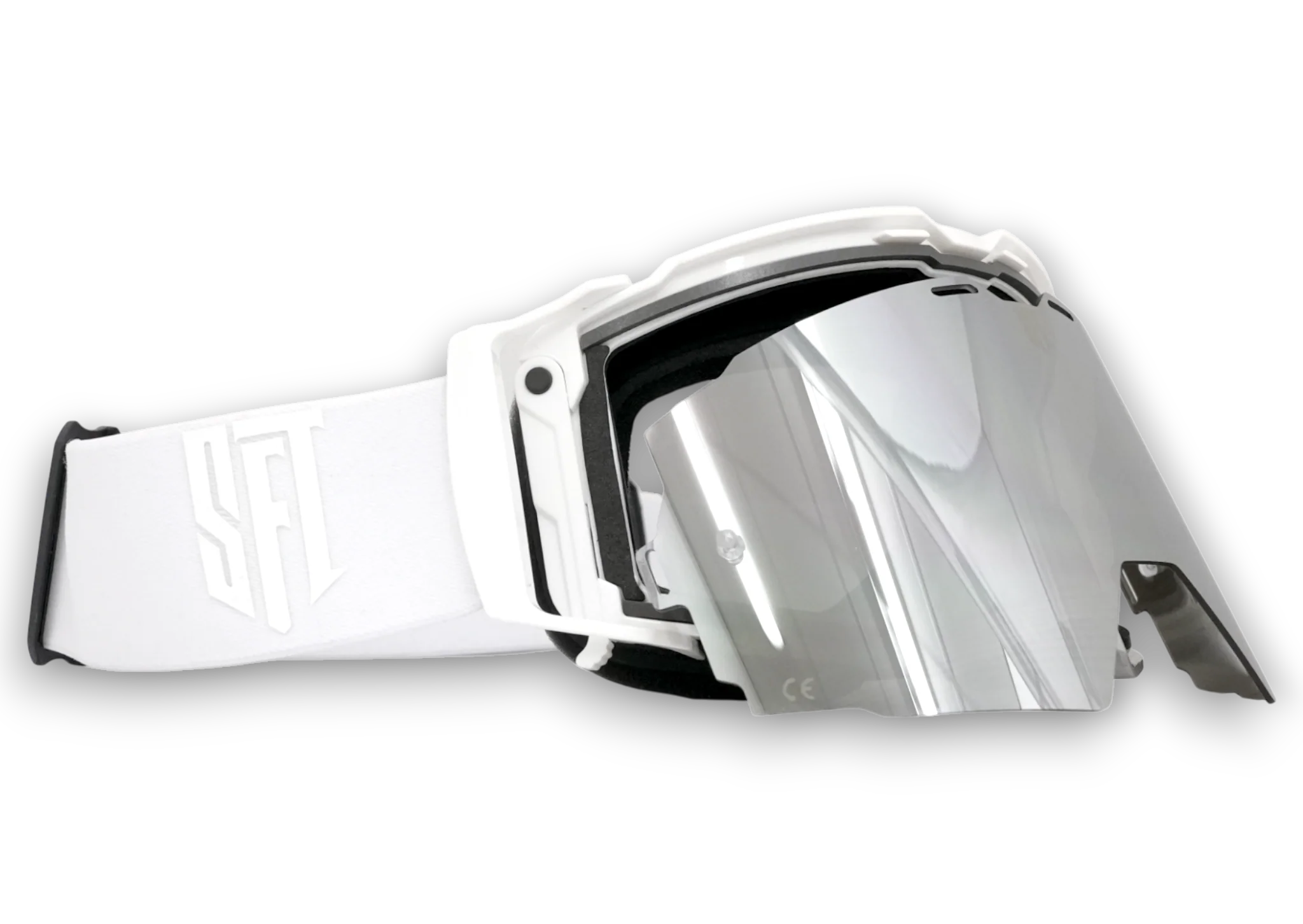 FlatOut All White Goggles - Image 8