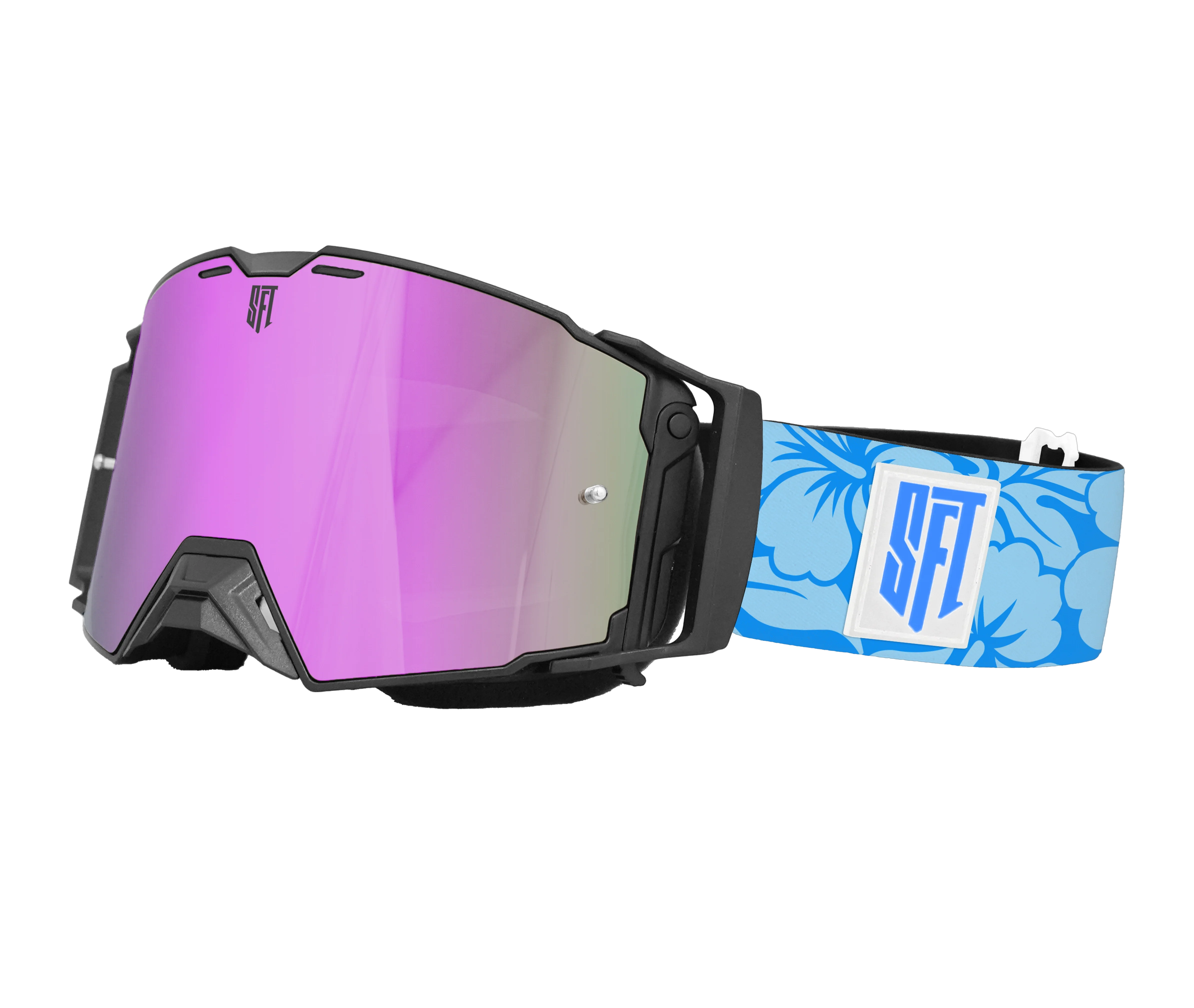 FlatOut Flower Blue Goggles - Image 15