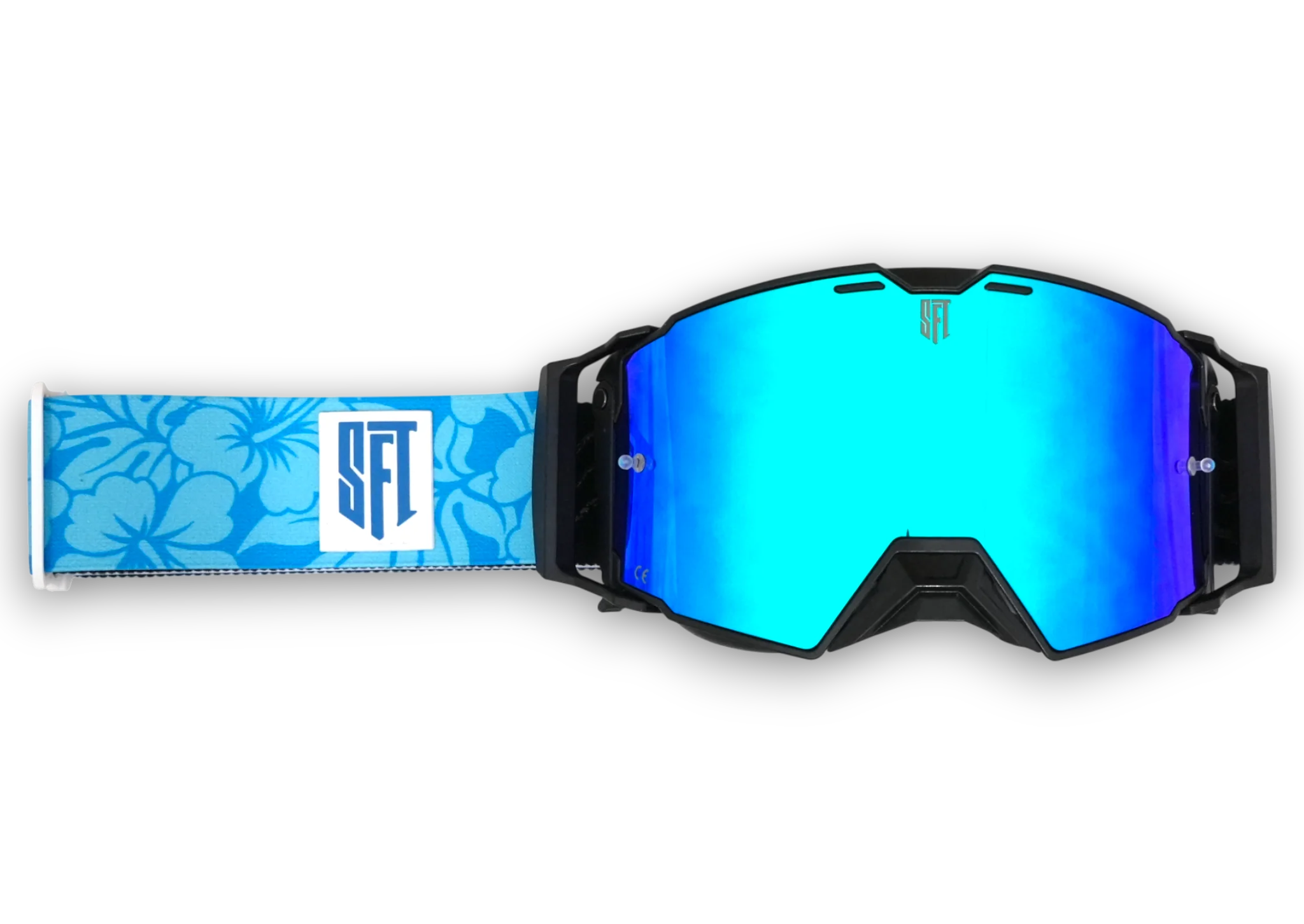 FlatOut Flower Blue Goggles - Image 4