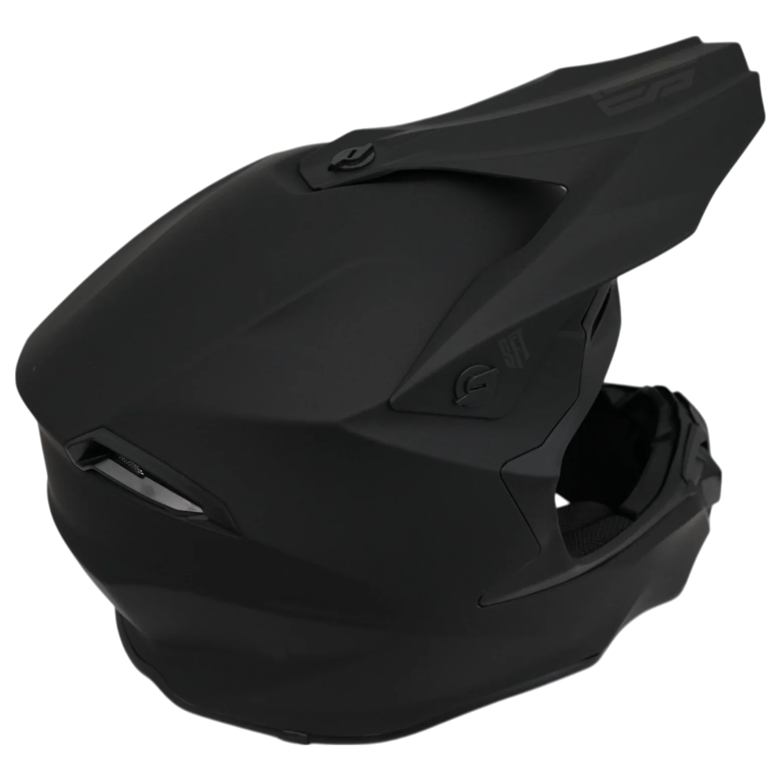 SFT Flatout Black Motocross Helmet - Image 7