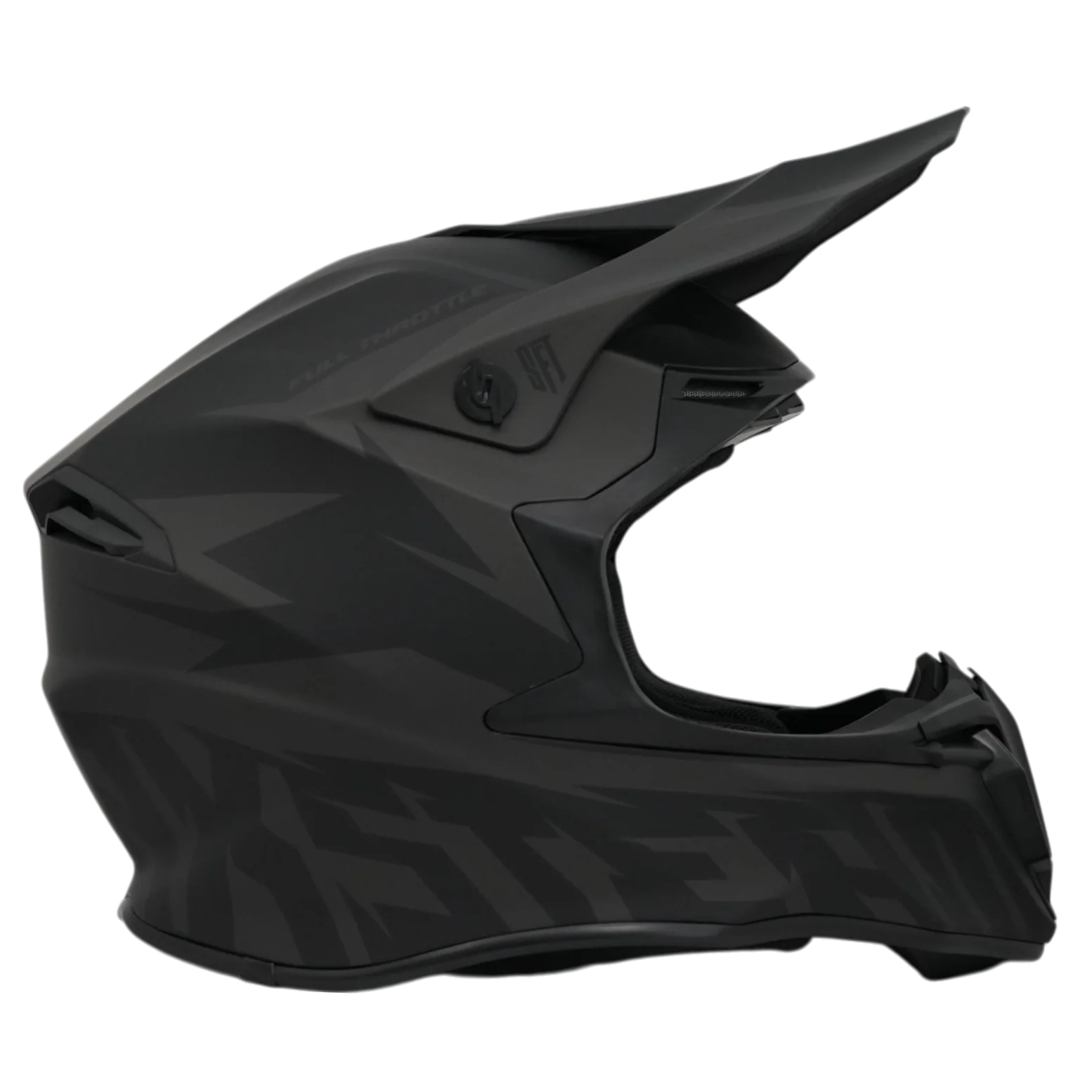 SFT Flatout Blackedition Motocross Helmet - Image 6