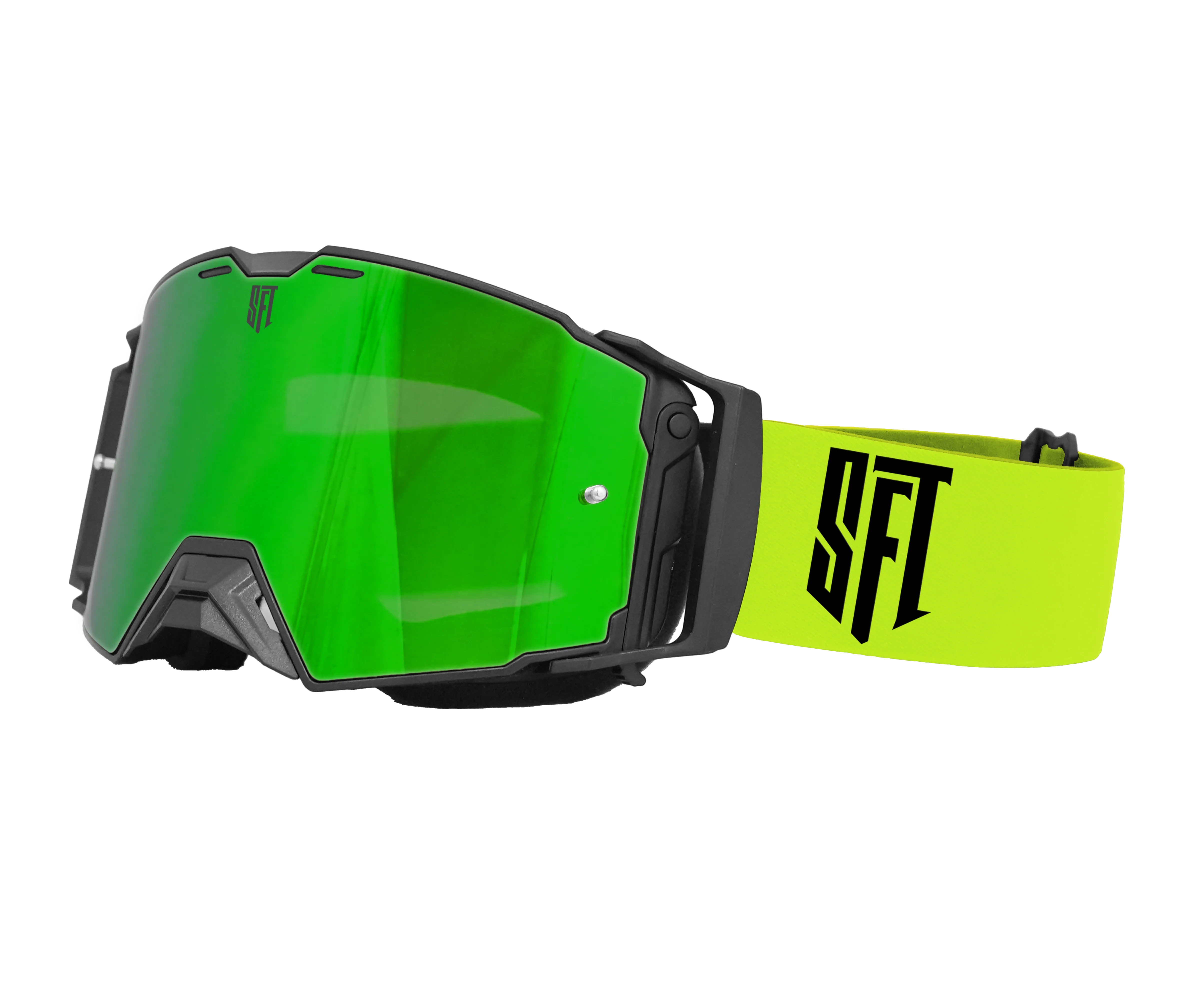 FlatOut Neon Yellow Goggles