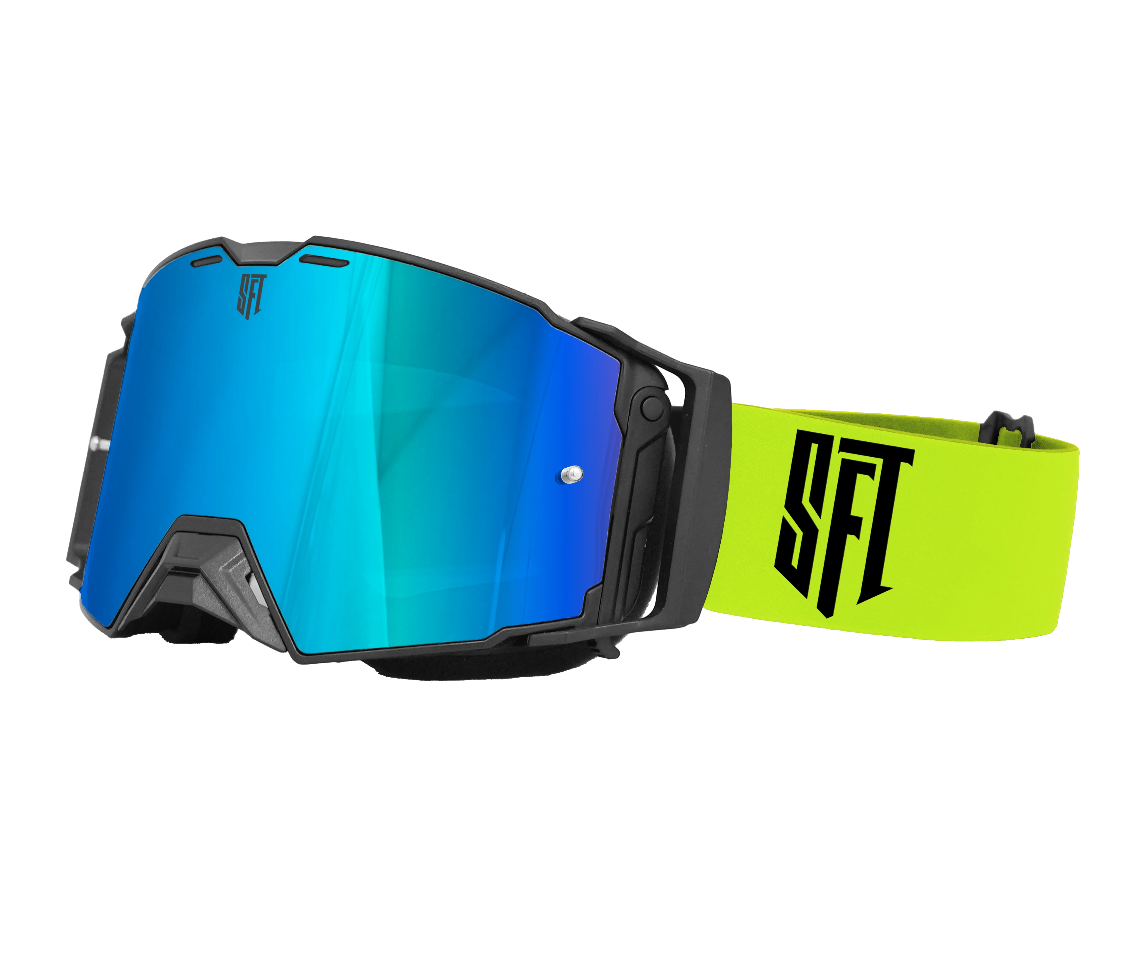 FlatOut Neon Yellow Goggles - Image 9