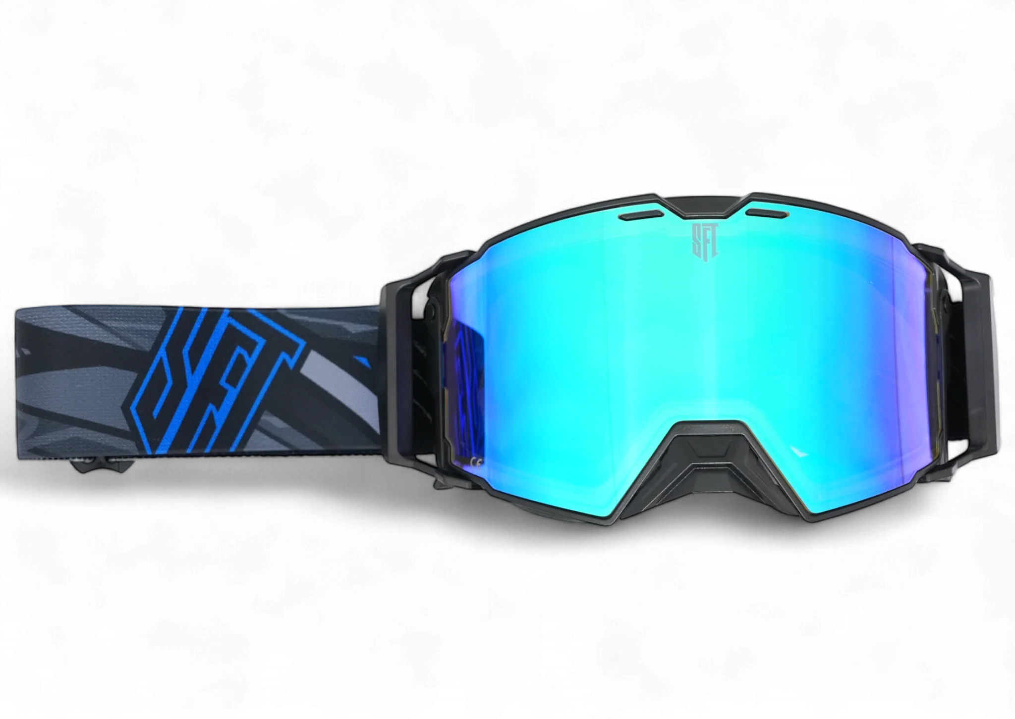 FlatOut Rave Blue Goggles