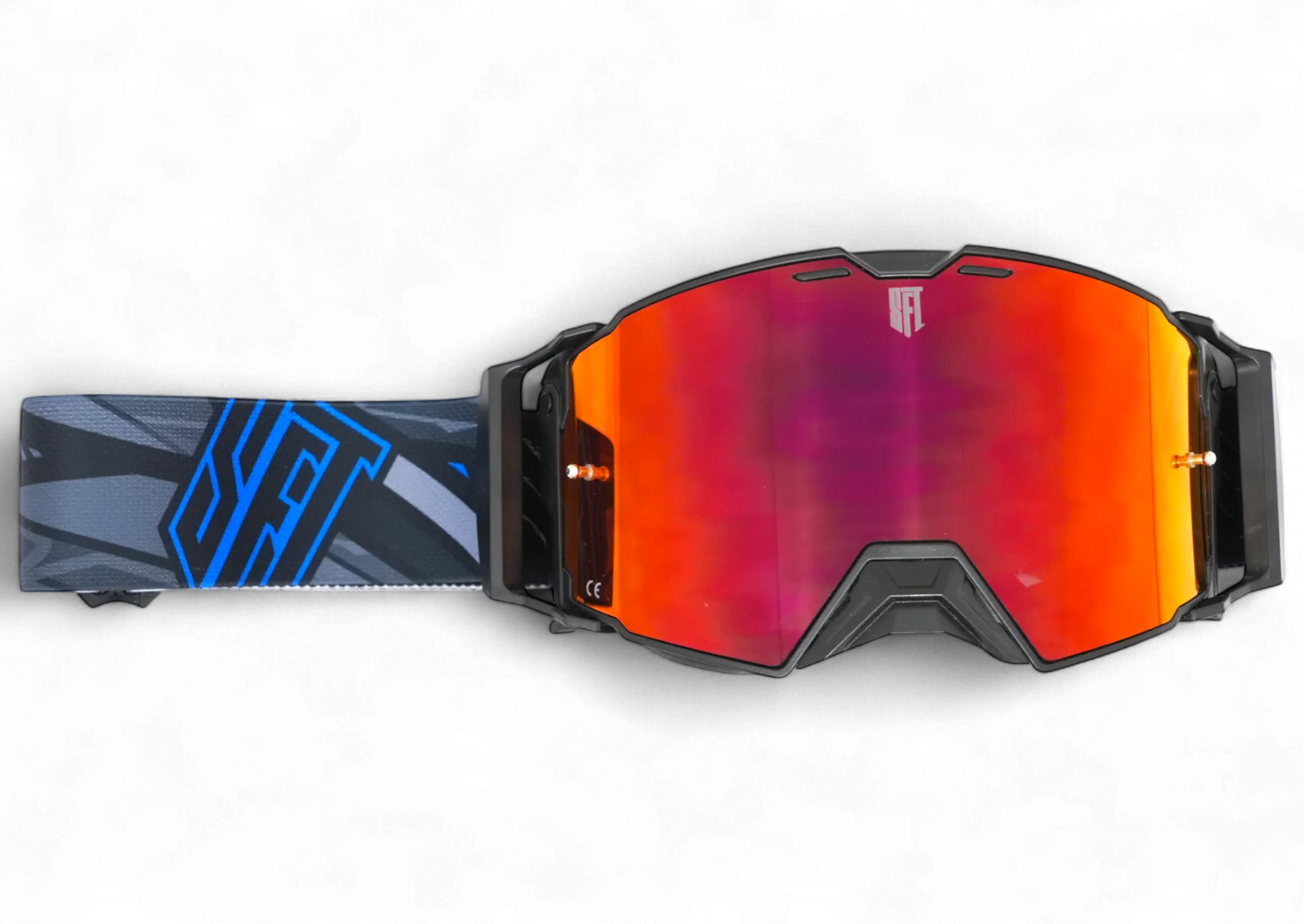 FlatOut Rave Blue Goggles - Image 10