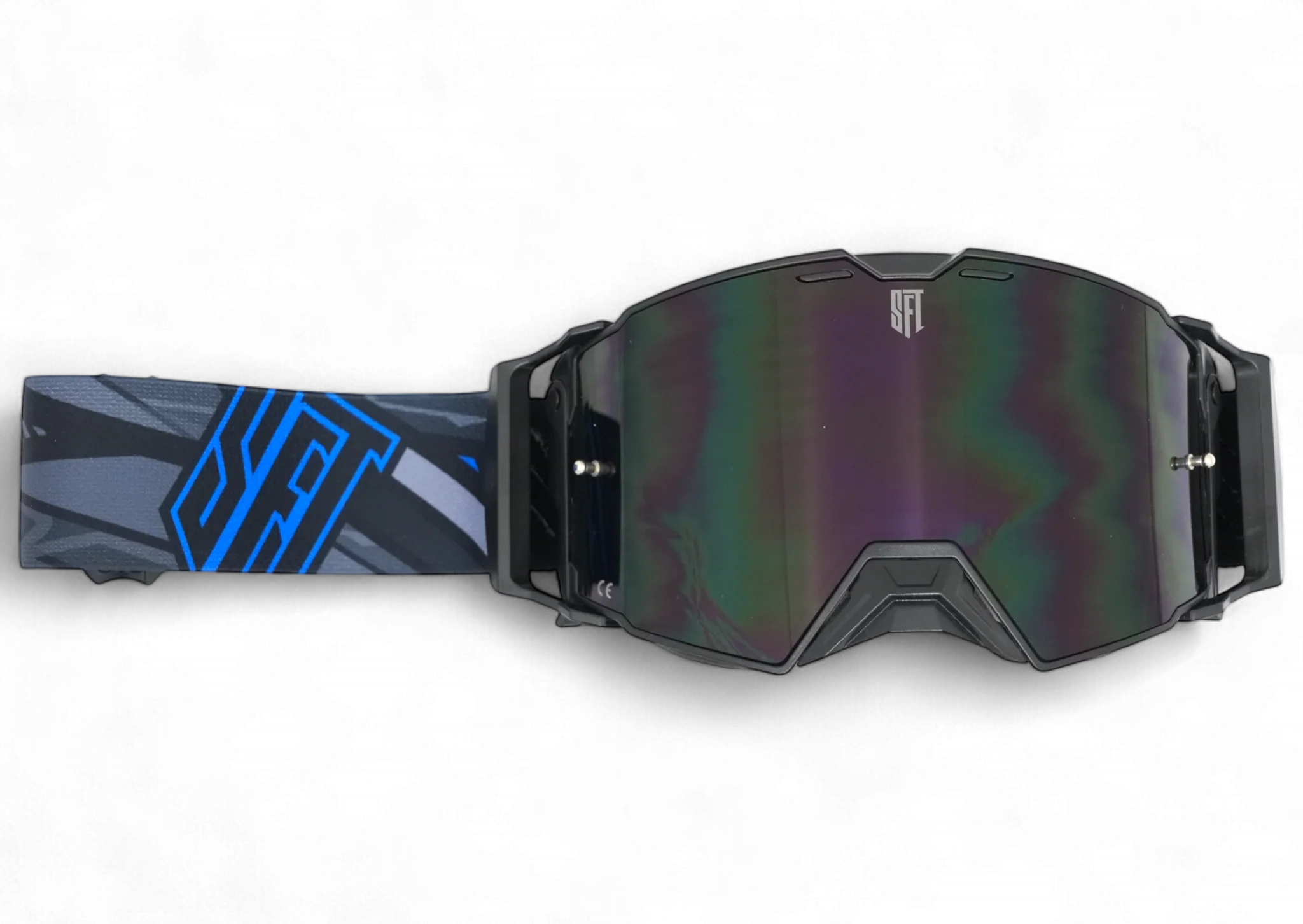 FlatOut Rave Blue Goggles - Image 11