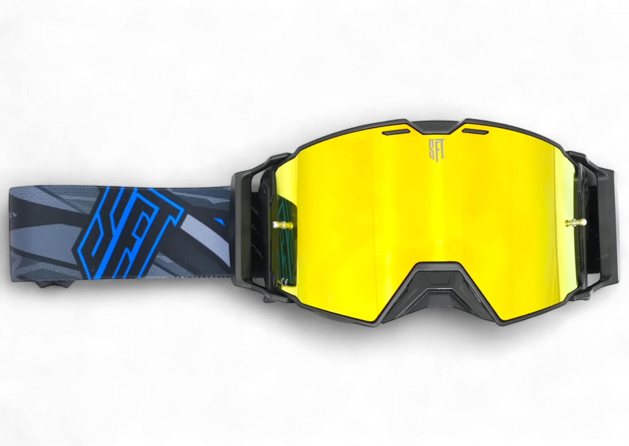 FlatOut Rave Blue Goggles - Image 12