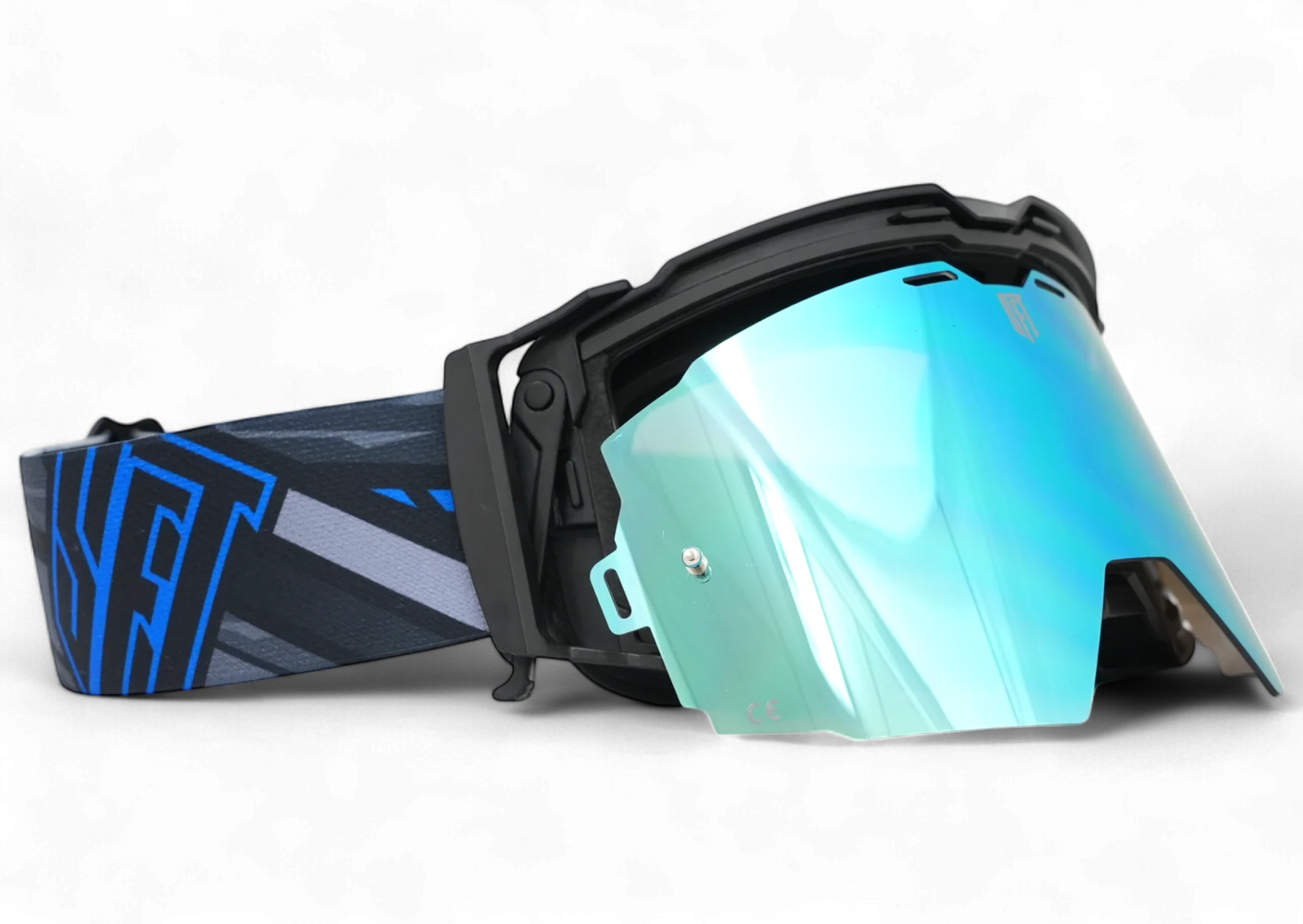 FlatOut Rave Blue Goggles - Image 6
