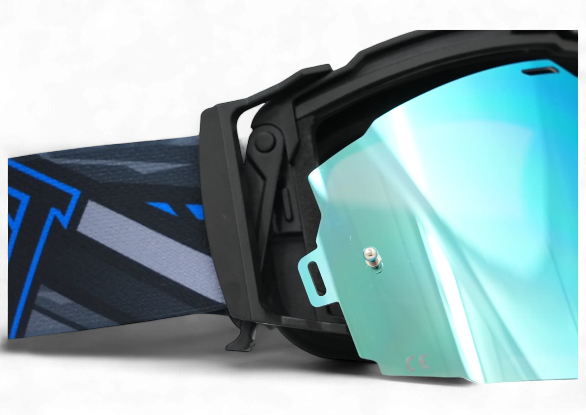 FlatOut Rave Blue Goggles - Image 7