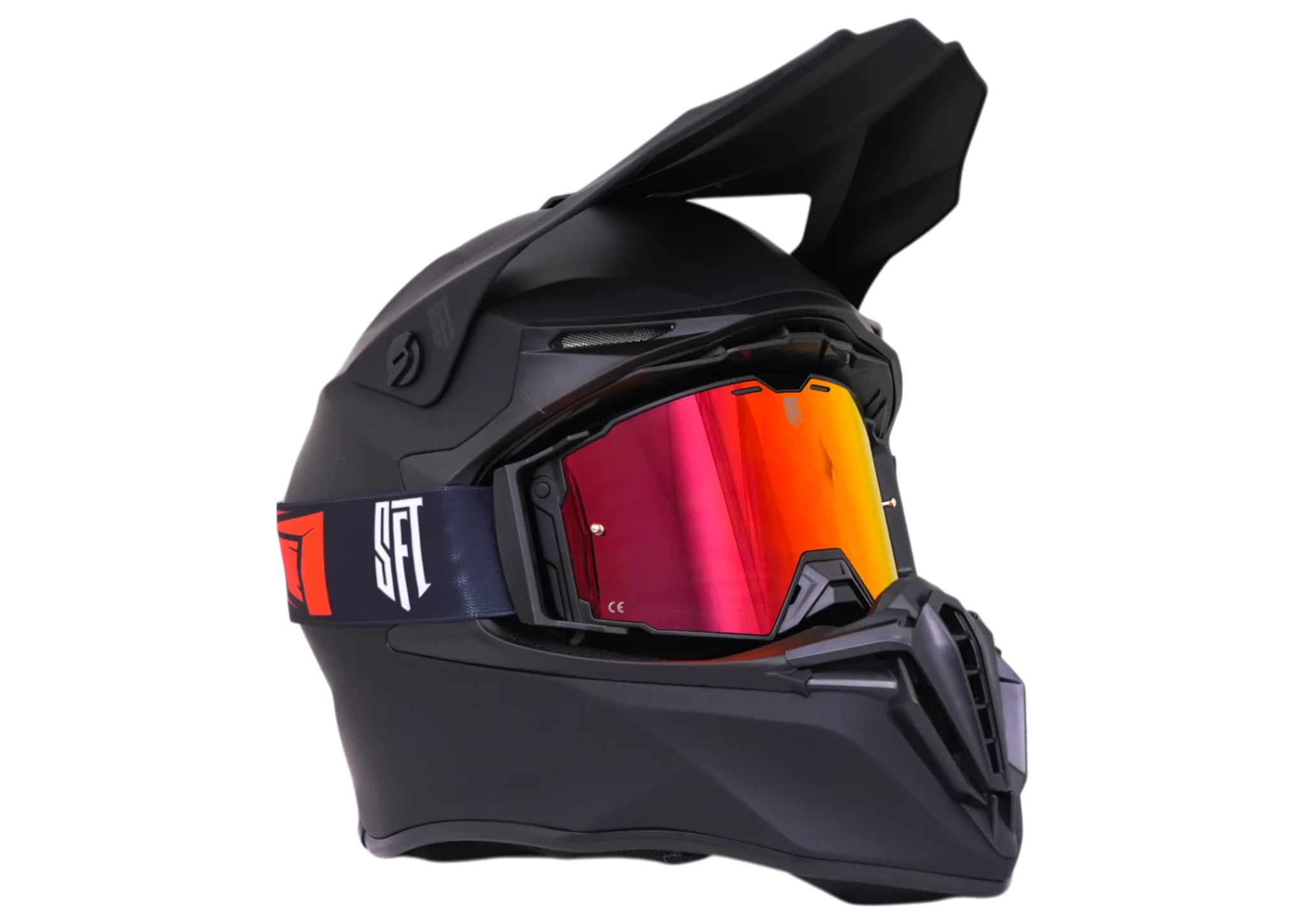 FlatOut Red & Black Goggles - Image 2
