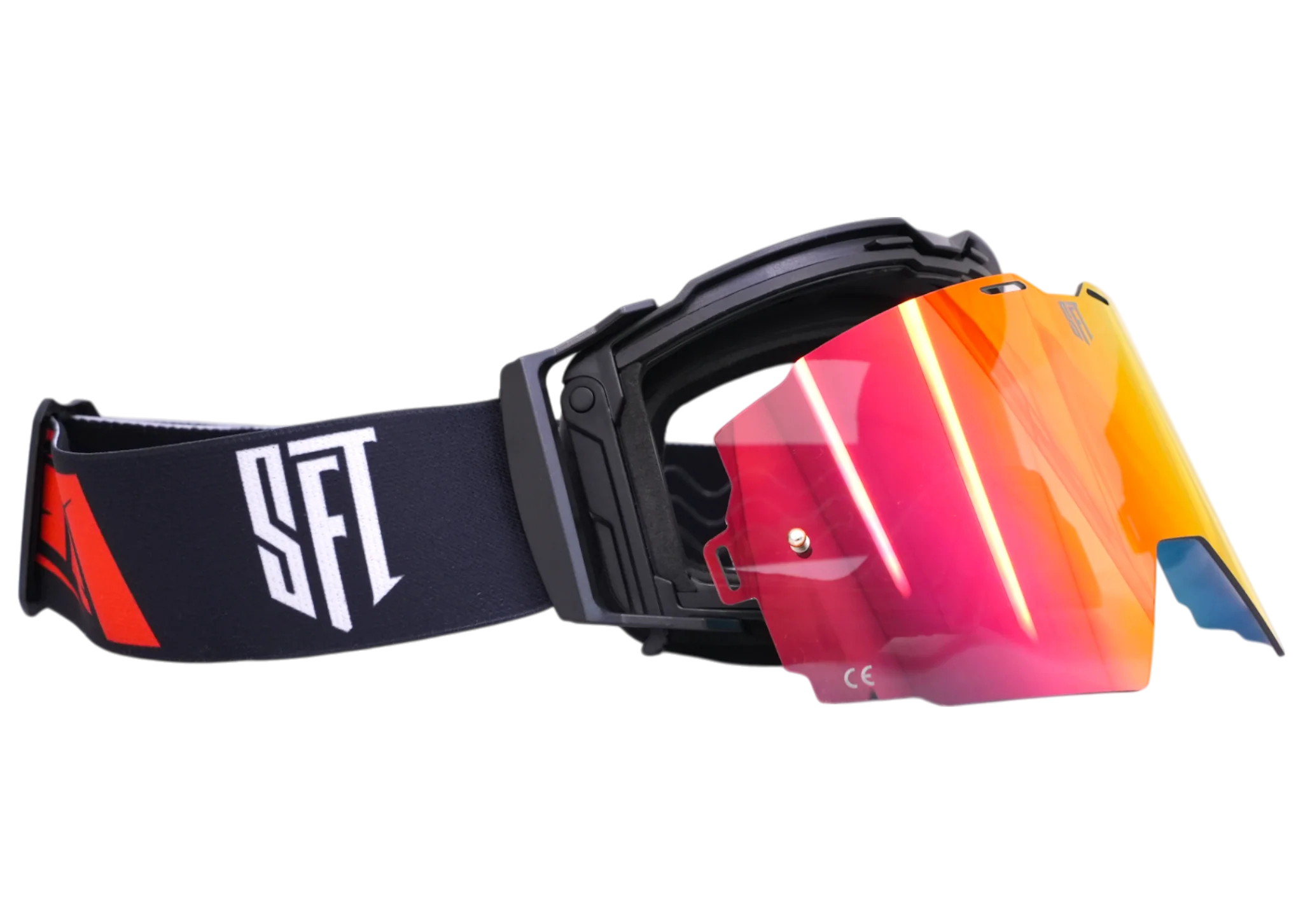 FlatOut Red & Black Goggles - Image 6