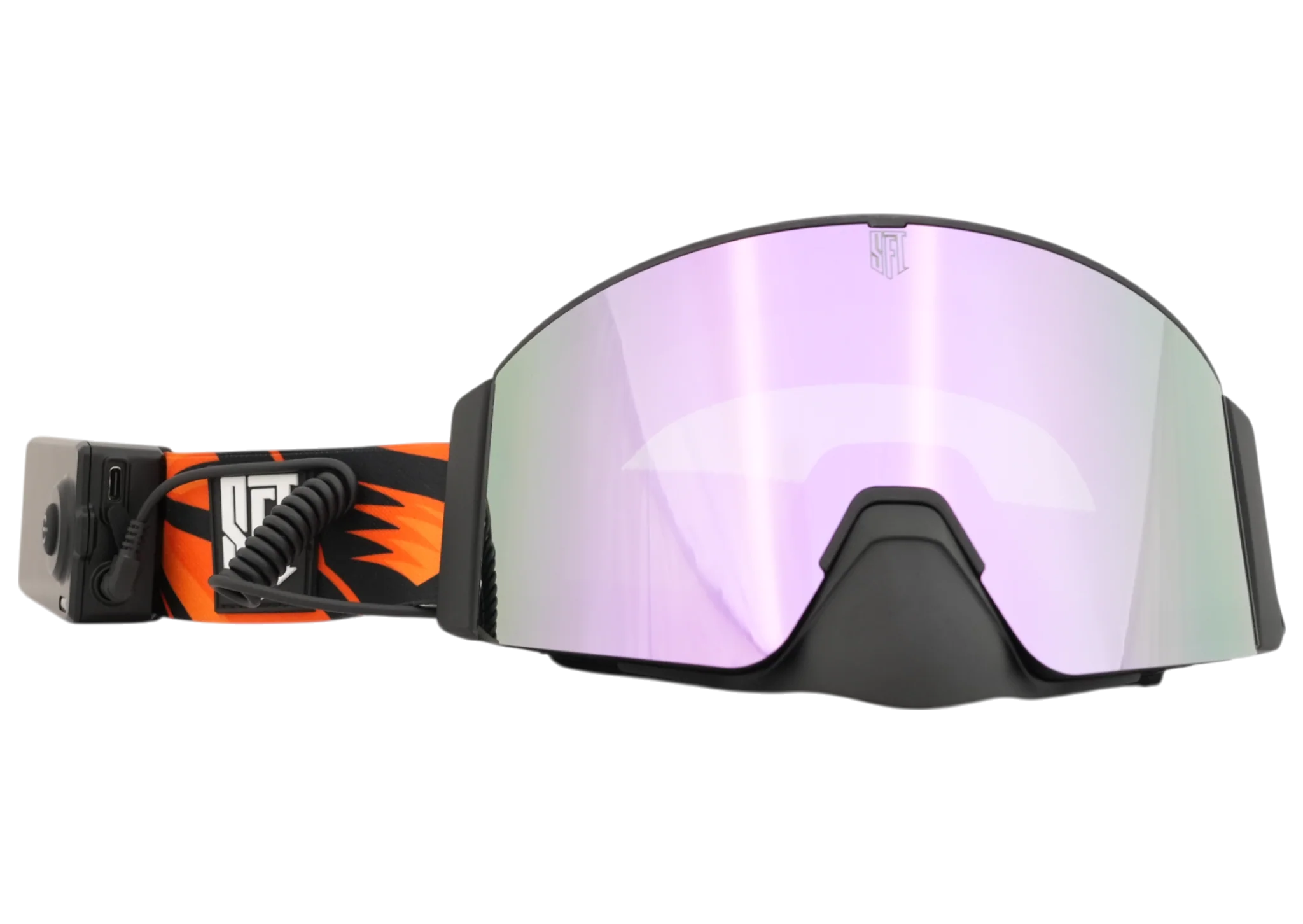 Heat Flare Orange Magnetic Goggles - Image 7