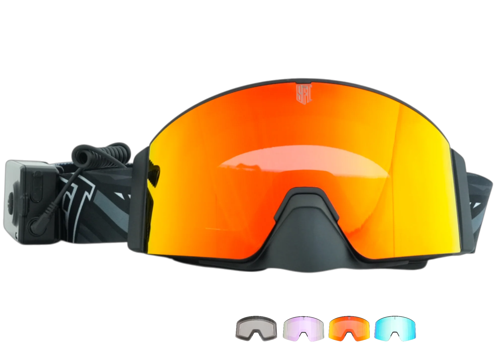 Heat Rave White Magnetic Goggles