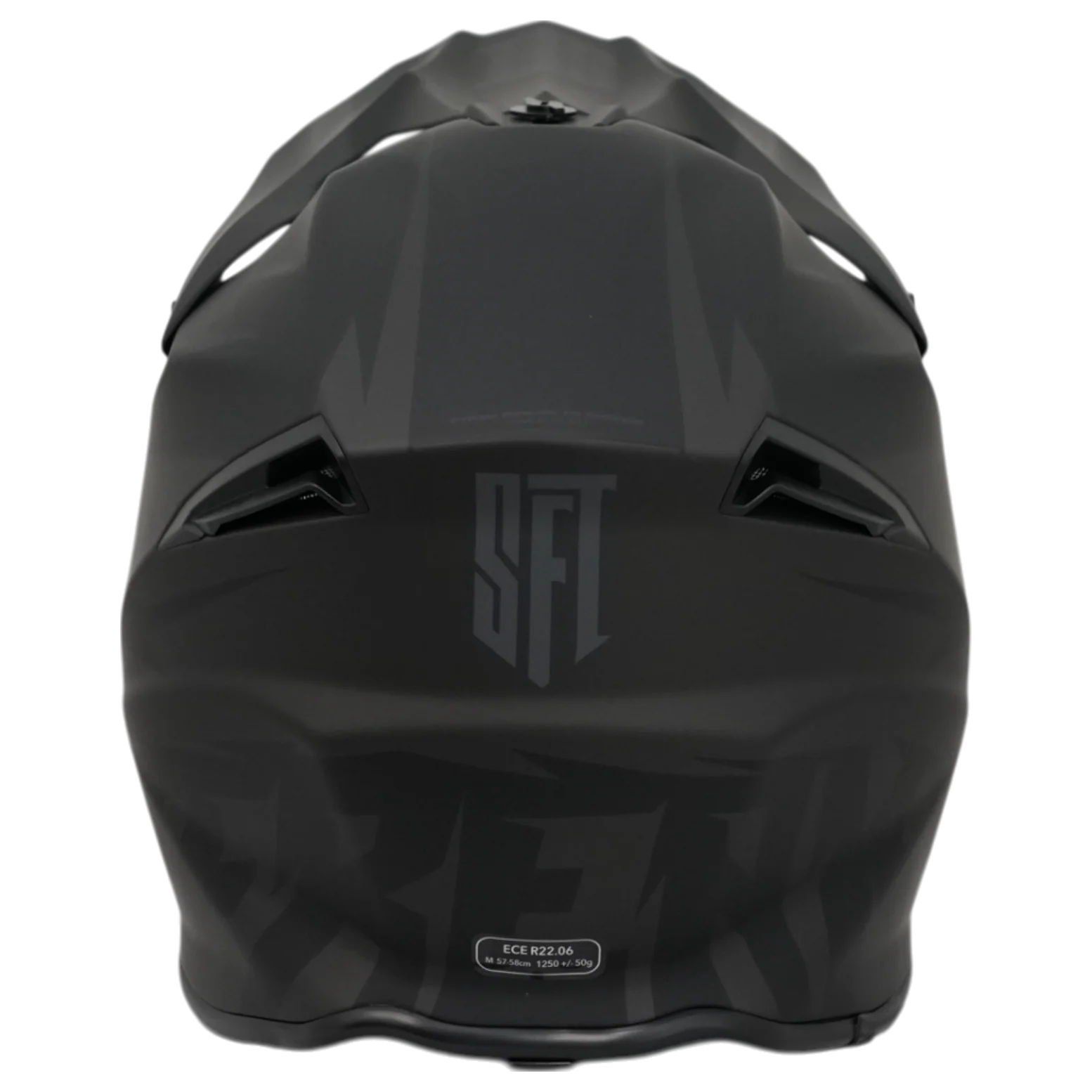 SFT Flatout Blackedition Motocross Helmet - Image 8