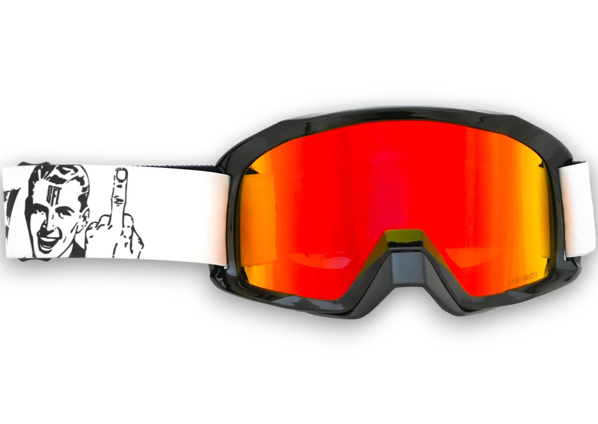 Mesh Fuck It White Goggles - Image 3