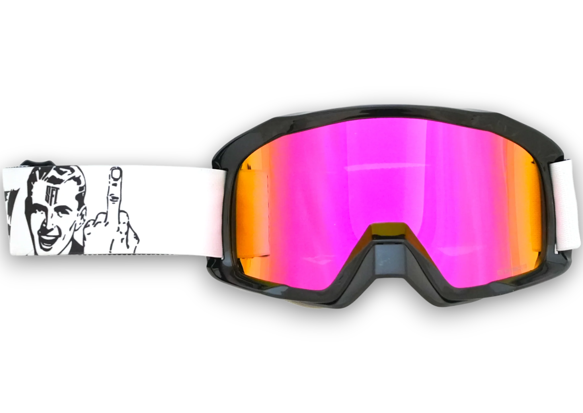 Mesh Fuck It White Goggles - Image 4