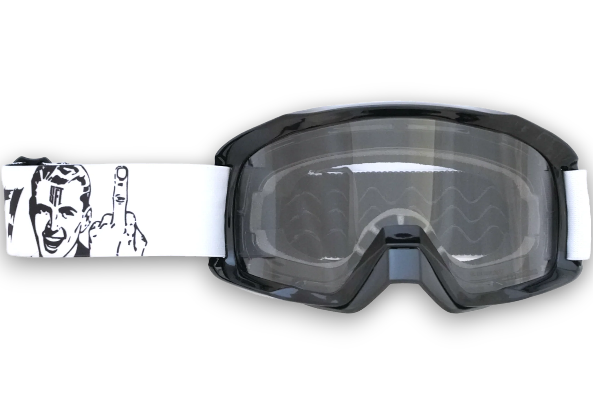 Mesh Fuck It White Goggles - Image 6