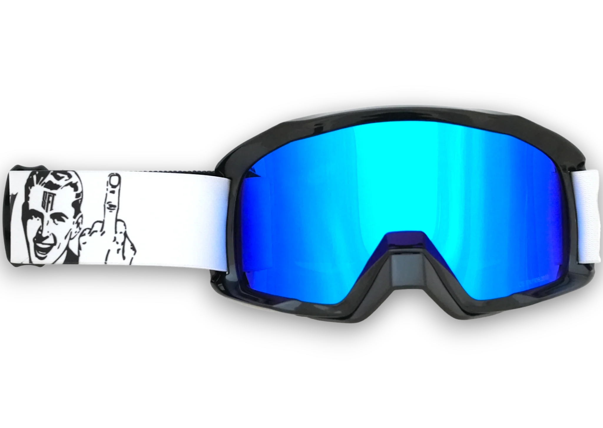 Mesh Fuck It White Goggles - Image 7