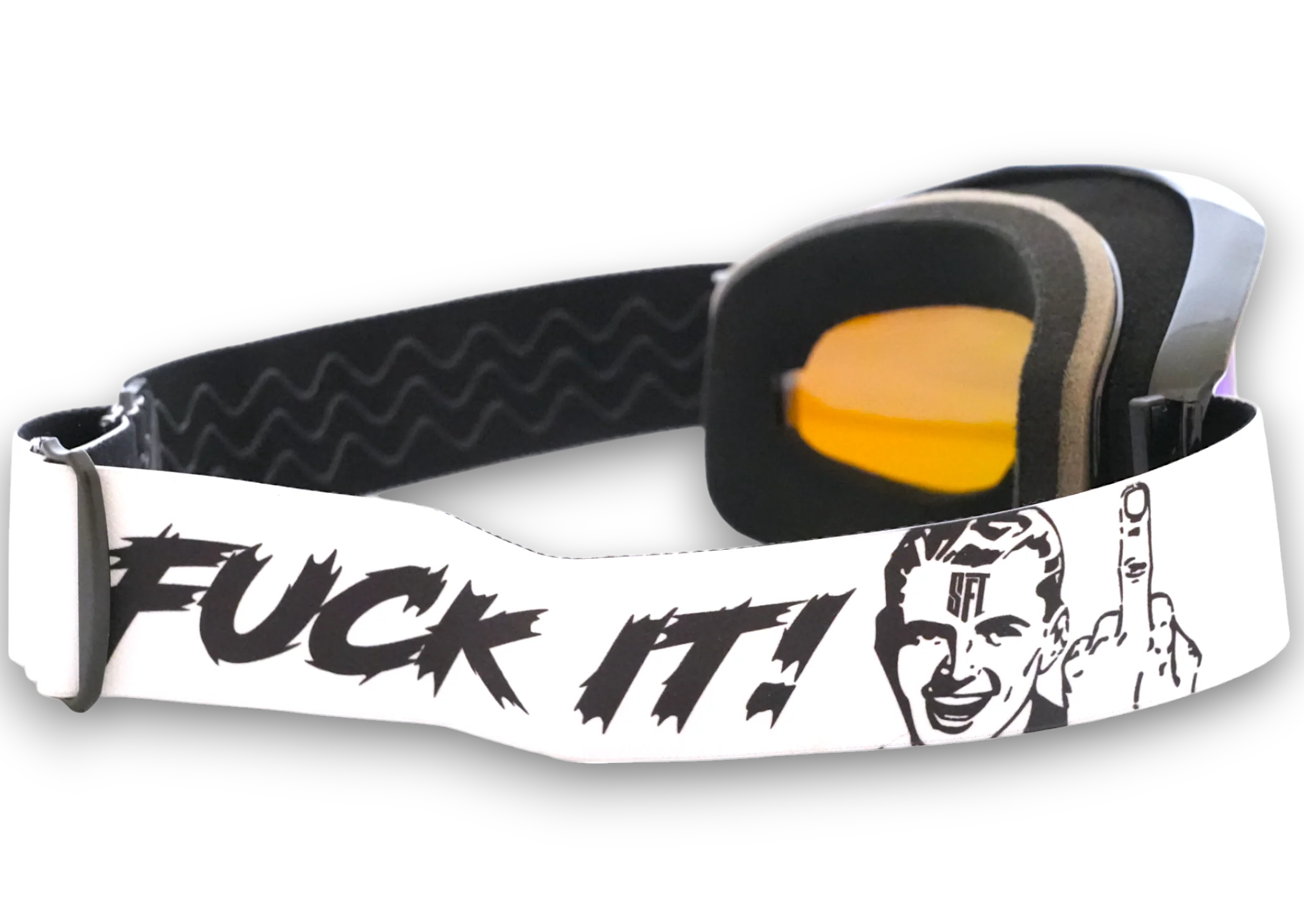 Mesh Fuck It White Goggles - Image 8