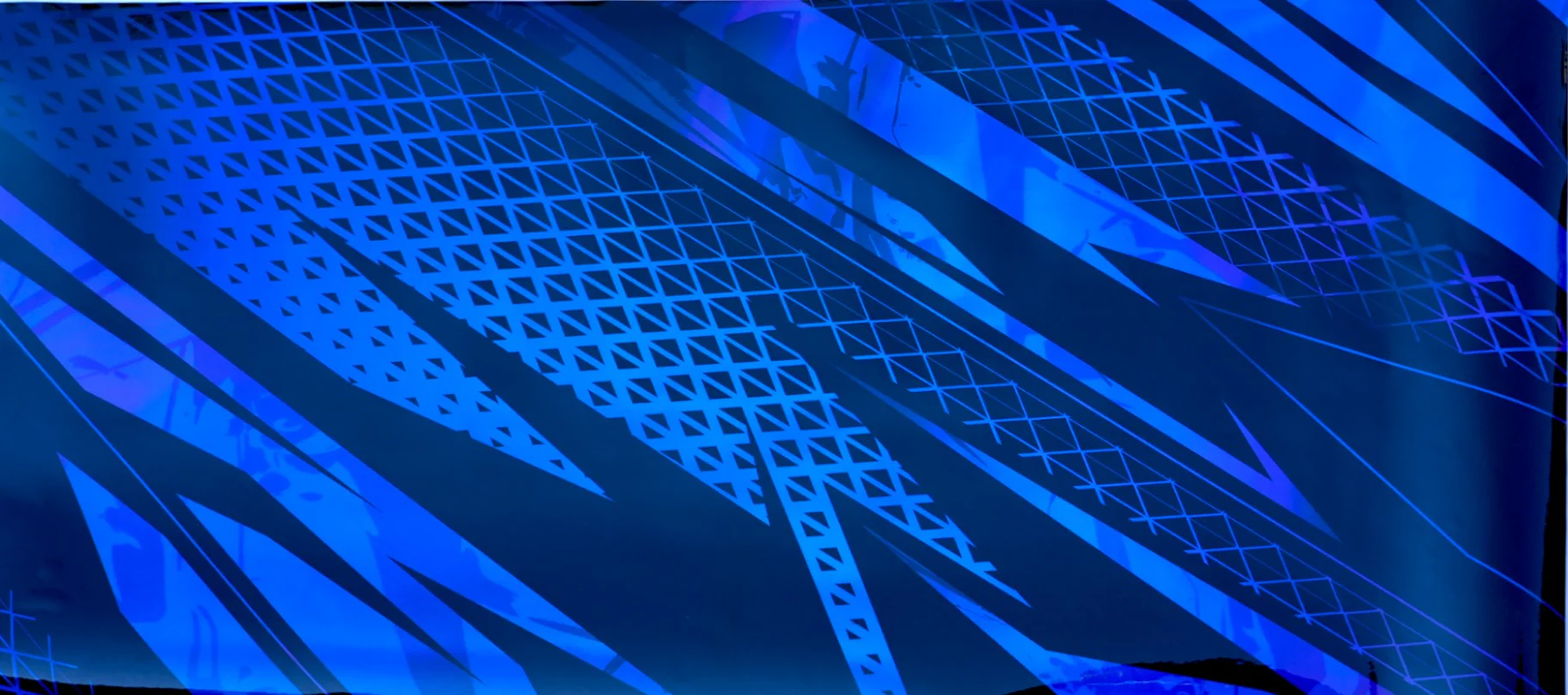 Midnight Chrome Graphic Tape