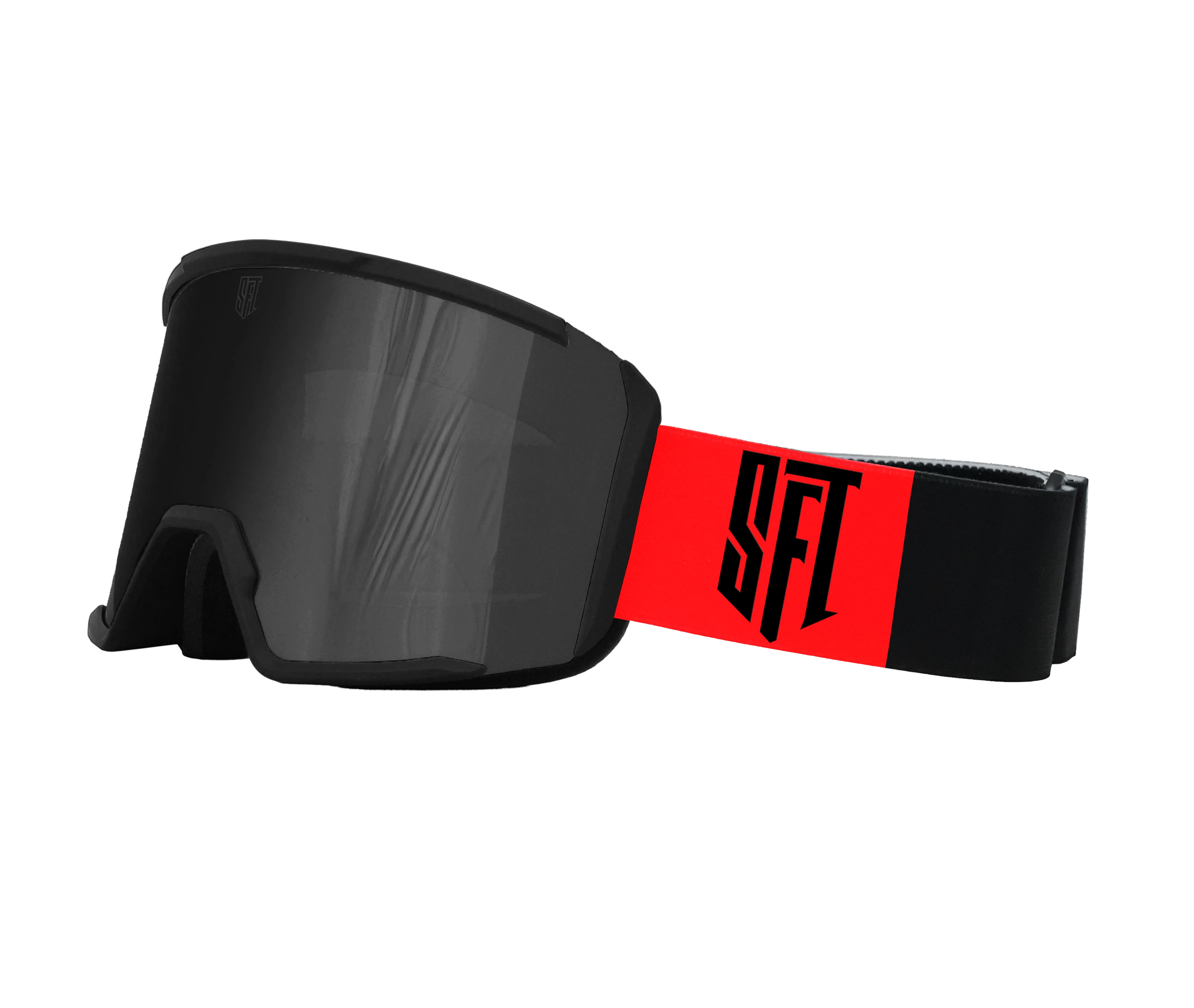 Pure Black Red Goggles - Image 7