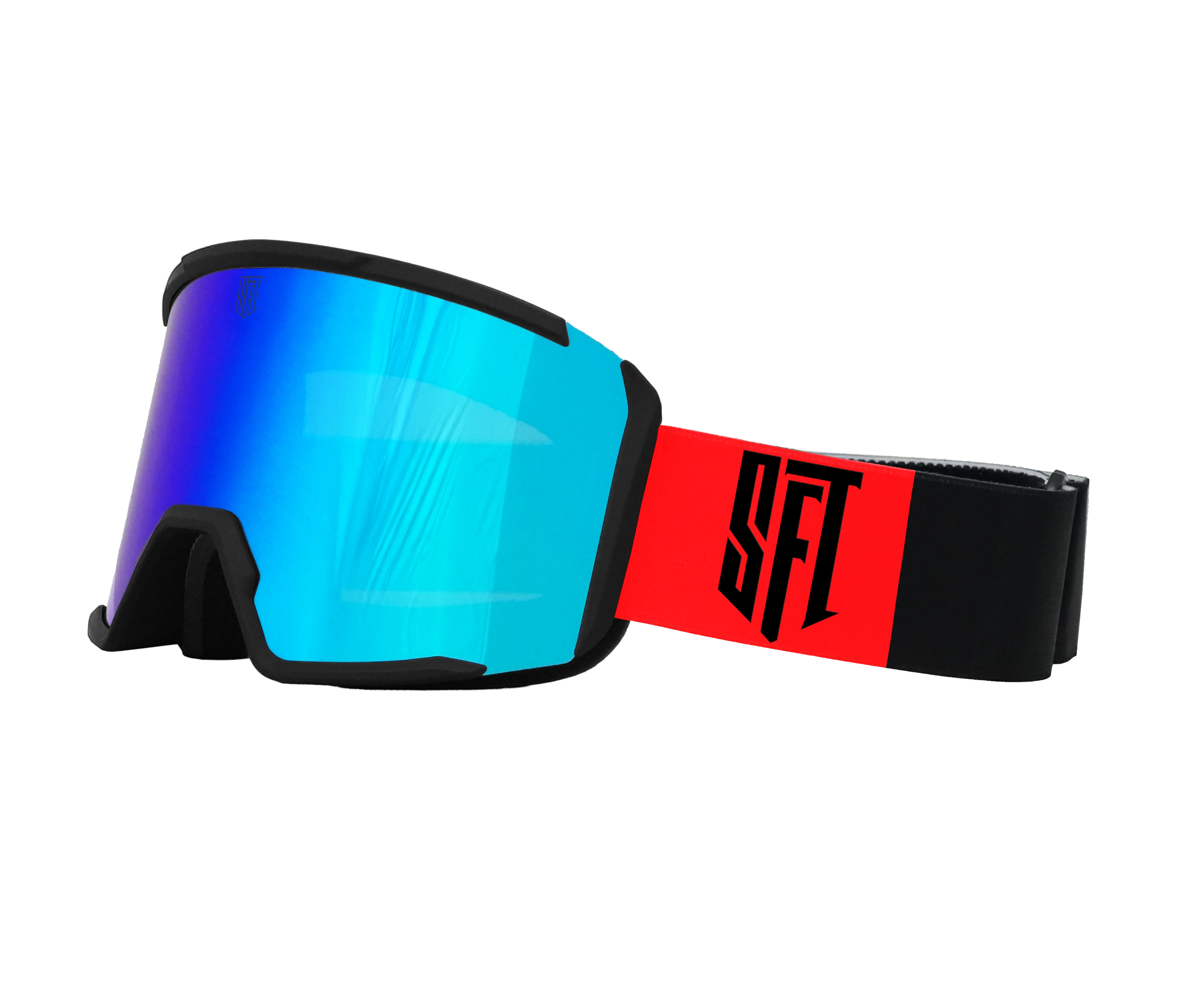 Pure Black Red Goggles - Image 8