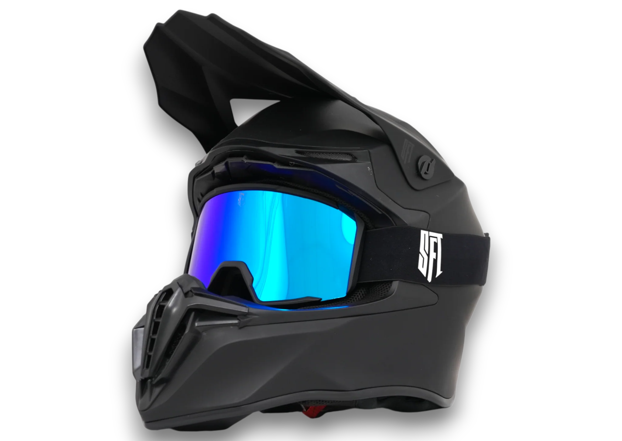 Pure Black White SFT Goggle - Image 2