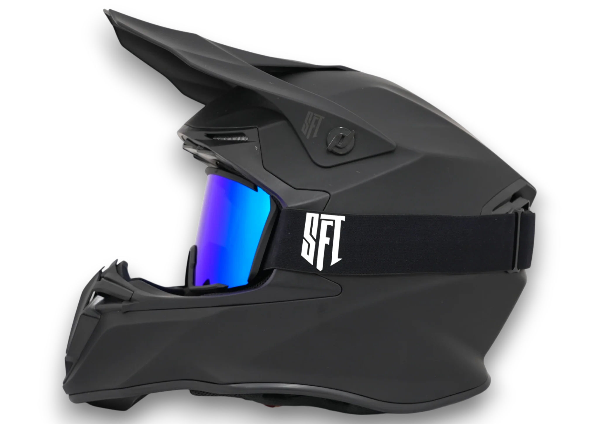 Pure Black White SFT Goggle - Image 3