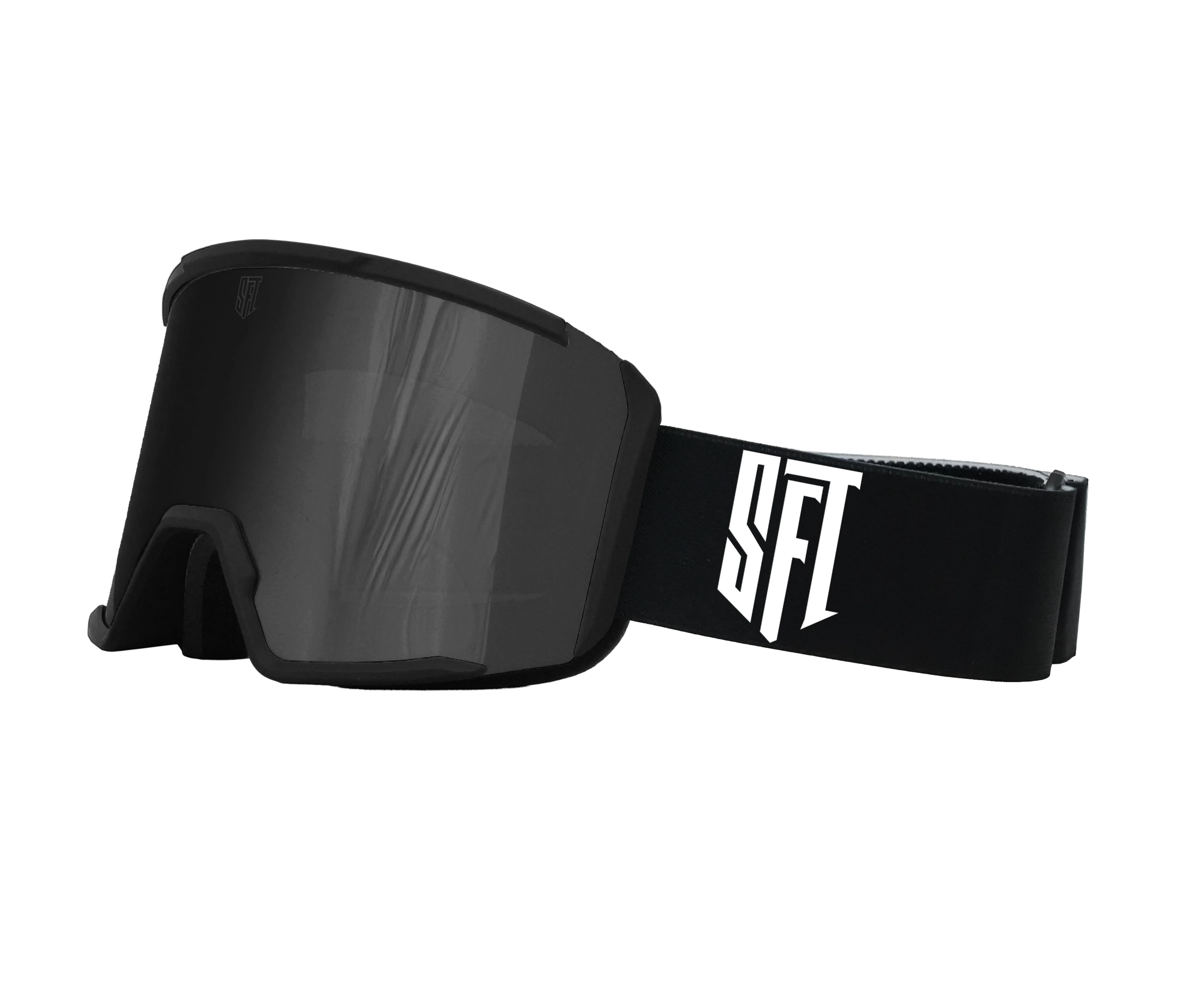 Pure Black White SFT Goggle - Image 9