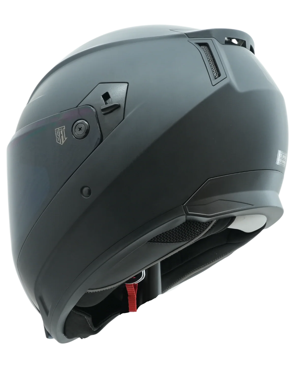SFT FlatOut Black Full Face Helmet - Image 3