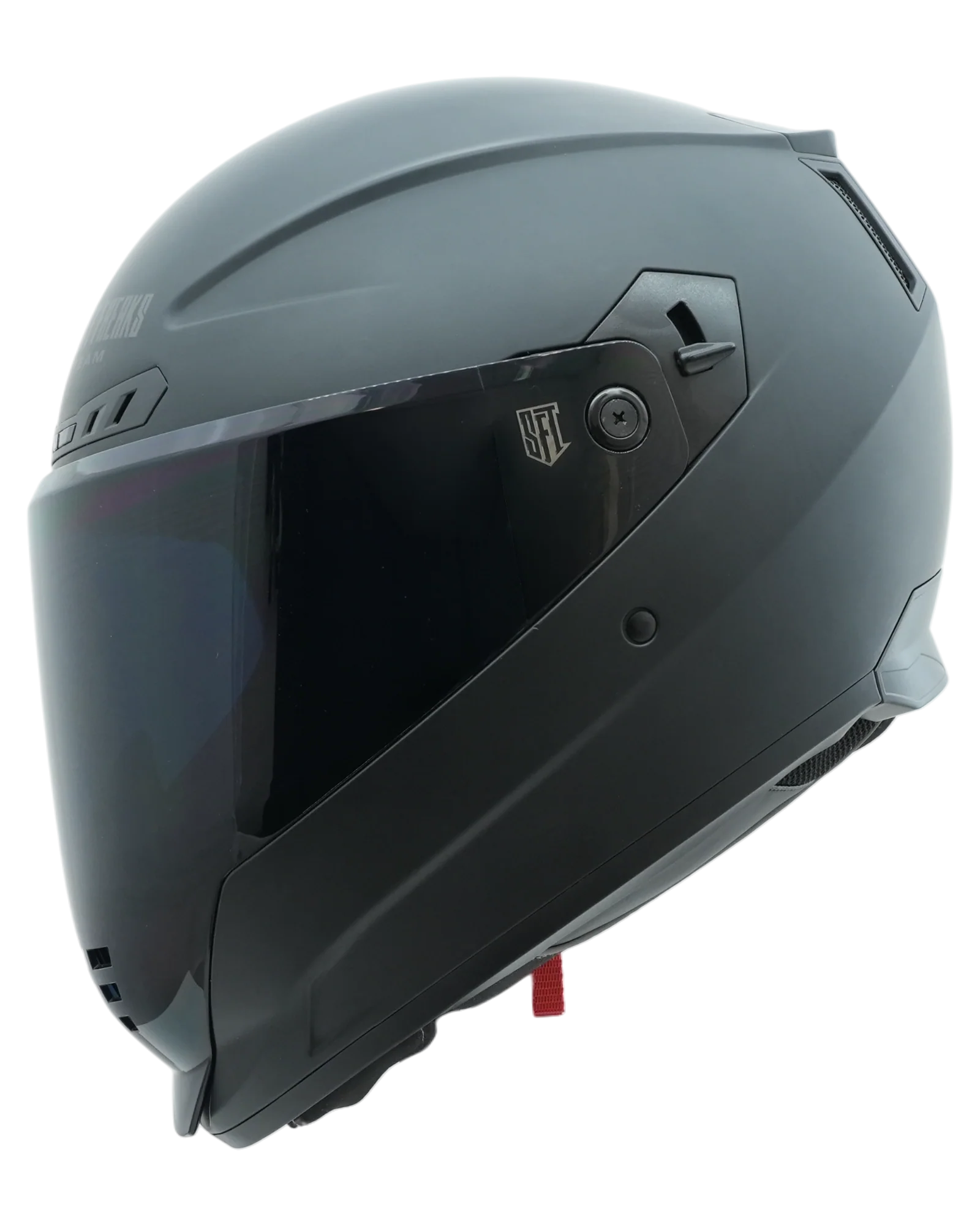 SFT FlatOut Black Full Face Helmet - Image 4