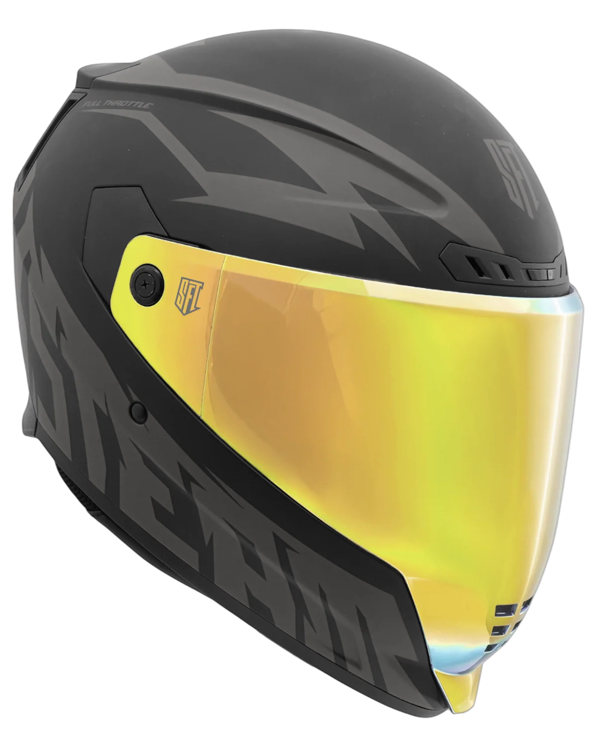 SFT FlatOut Blackedition Full Face Helmet - Image 11