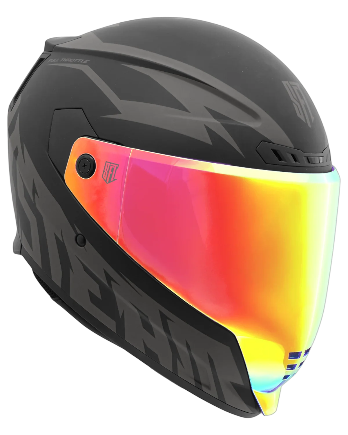 SFT FlatOut Blackedition Full Face Helmet - Image 12