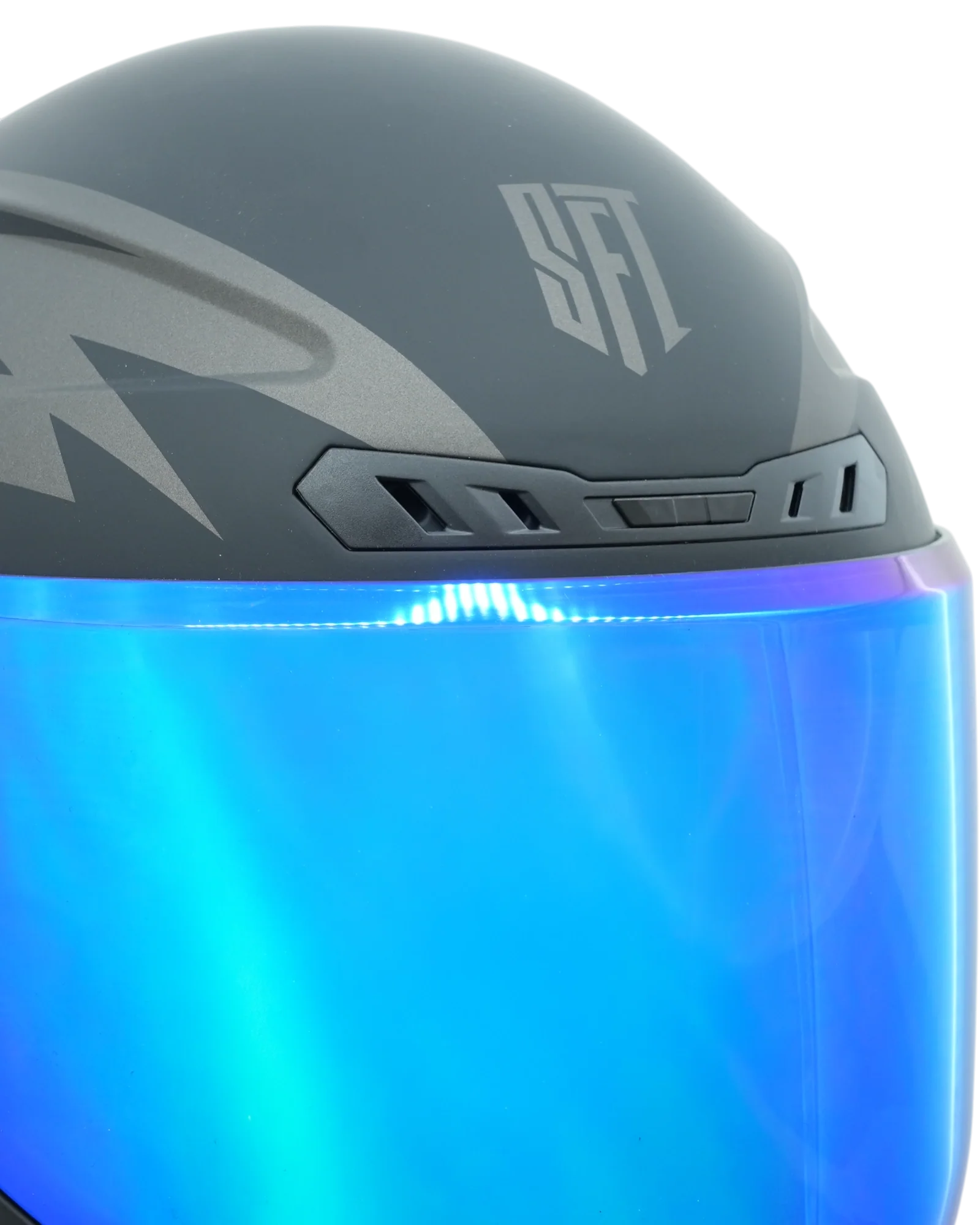SFT FlatOut Blackedition Full Face Helmet - Image 13