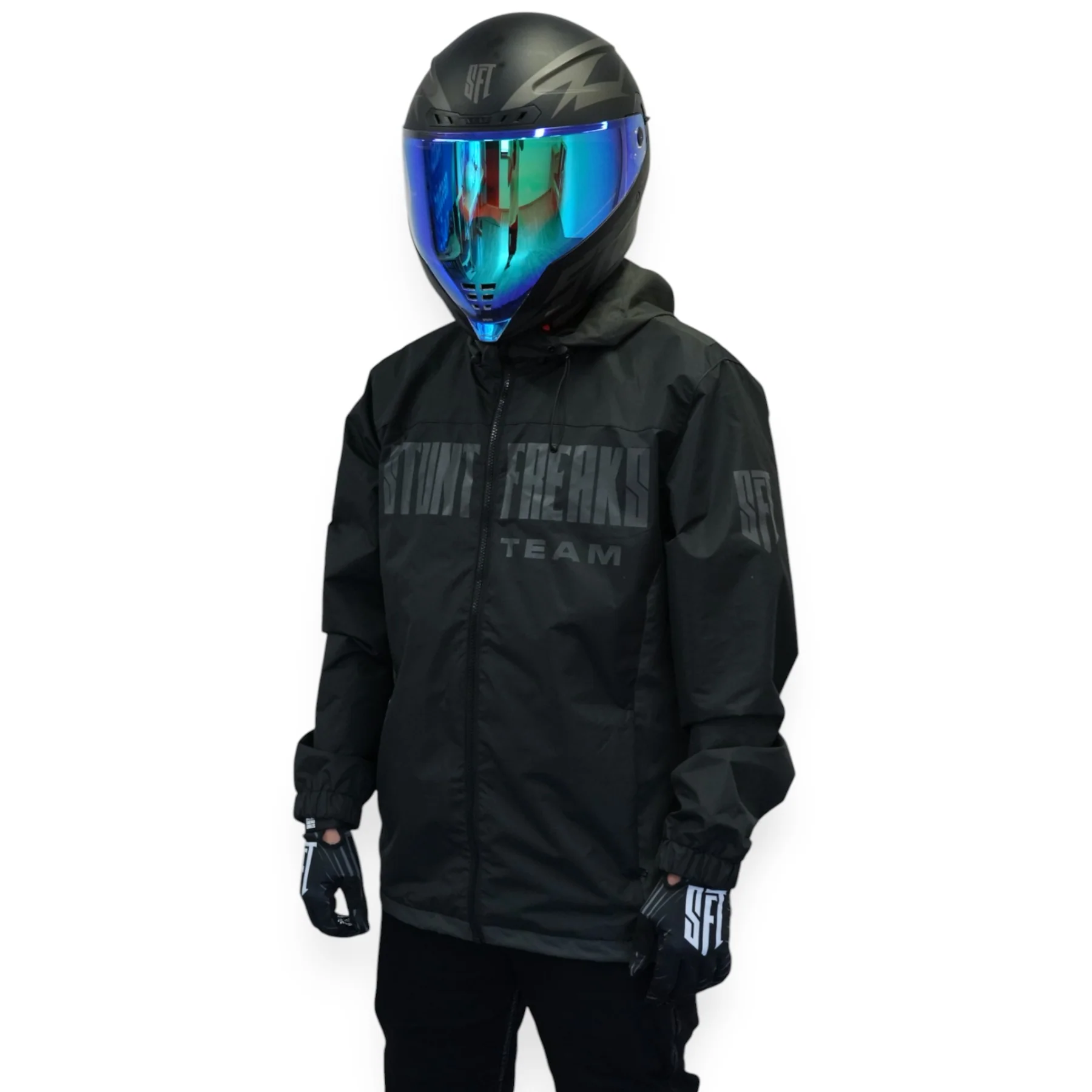 SFT FlatOut Blackedition Full Face Helmet - Image 26